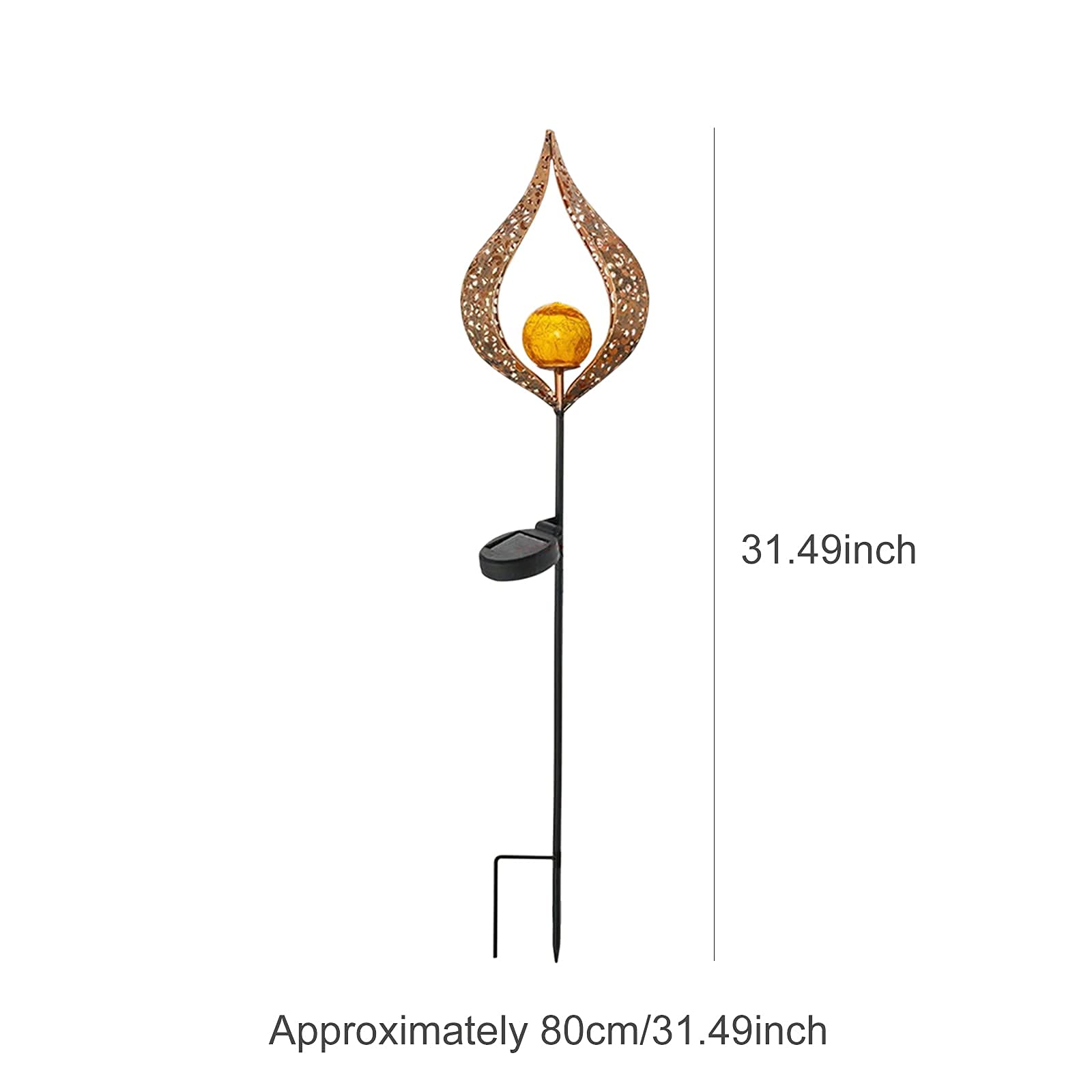 Solar Powered LED Outdoor Lights - Hollow Sun & Moon Shape Waterproof Garden Lights for Lawns, Patios, Parks | Perfect for Landscape Decoration, Pathway Lighting & Backyard Ambience