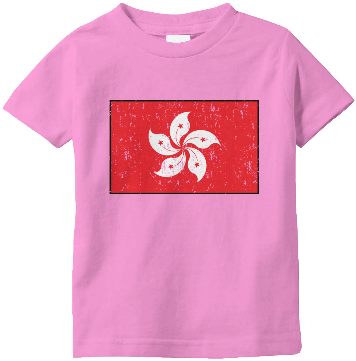 Amdesco Hong Kong Flag Baby T-Shirt - Cute Patriotic Outfit for Infants & Toddlers | Perfect for National Day, Cultural Events & Family Photos