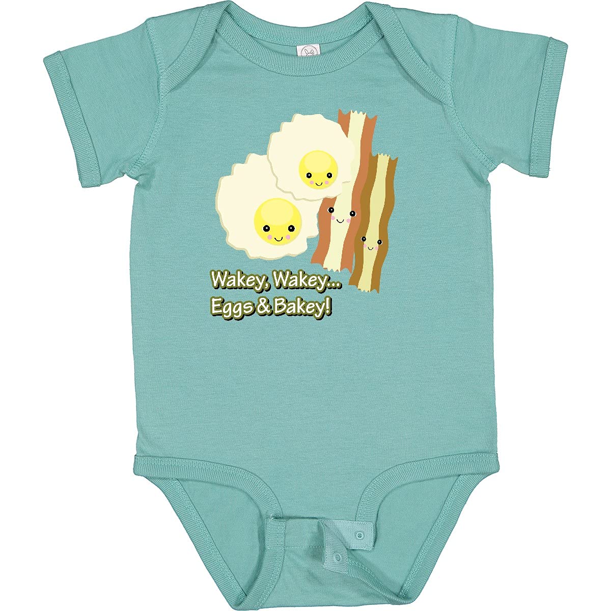 Cute Kawaii Wakey Bakey Baby Bodysuit - Soft & Fun for Infants
