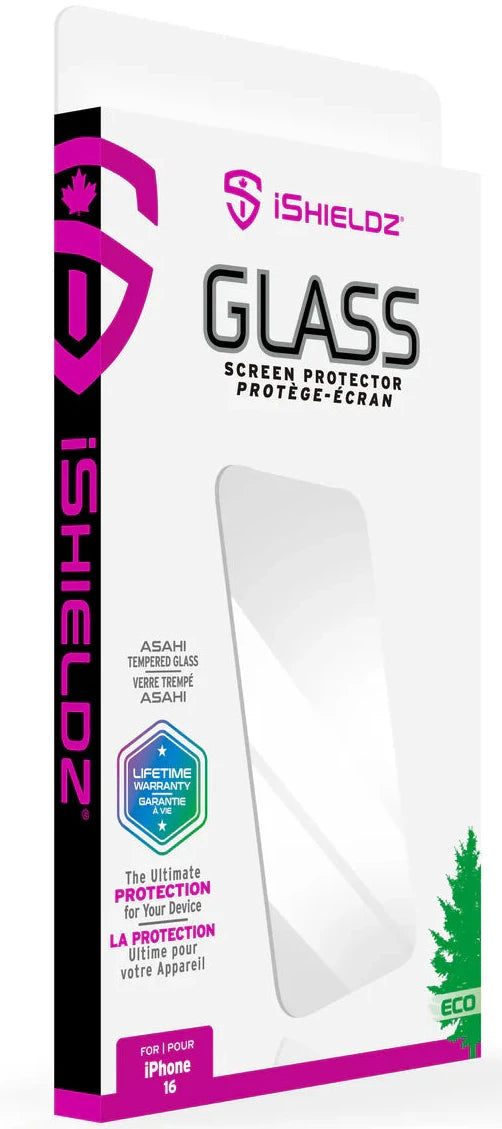 iPhone 16+ Tempered Glass Screen Protector - 9H Hardness, Anti-Scratch, HD Clear - Perfect for Everyday Protection & Gaming