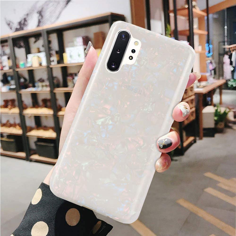 Samsung Galaxy Note 10 Plus Case - Sparkle Bling Clear Translucent Protective Phone Cover with Glitter Design | Perfect for Everyday Use, Parties & Special Occasions