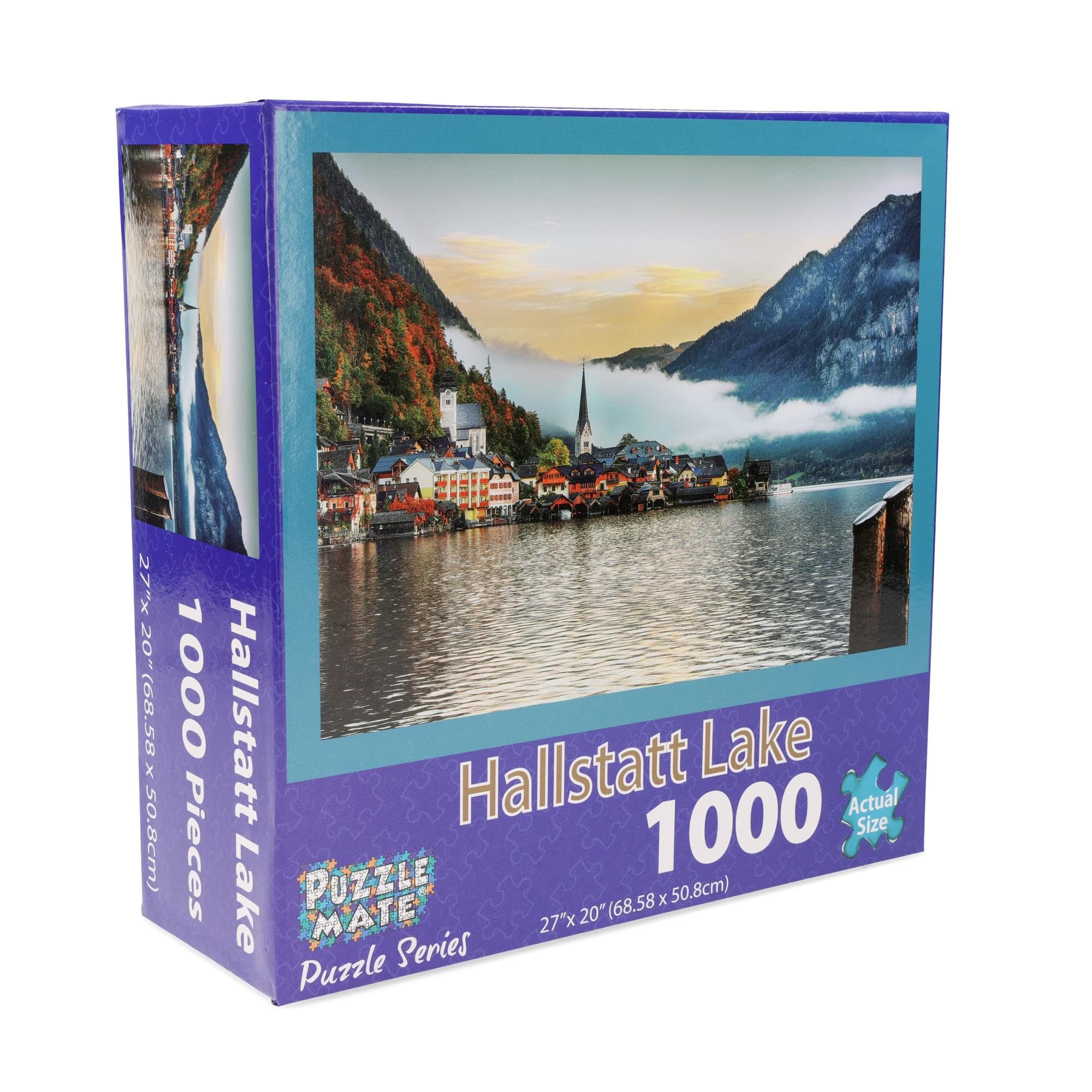 Hallstatt Village 1000 Piece Jigsaw Puzzle for Adults - Challenging Landscape Puzzle with Premium Quality Pieces - Perfect for Relaxation, Family Bonding & Home Decor