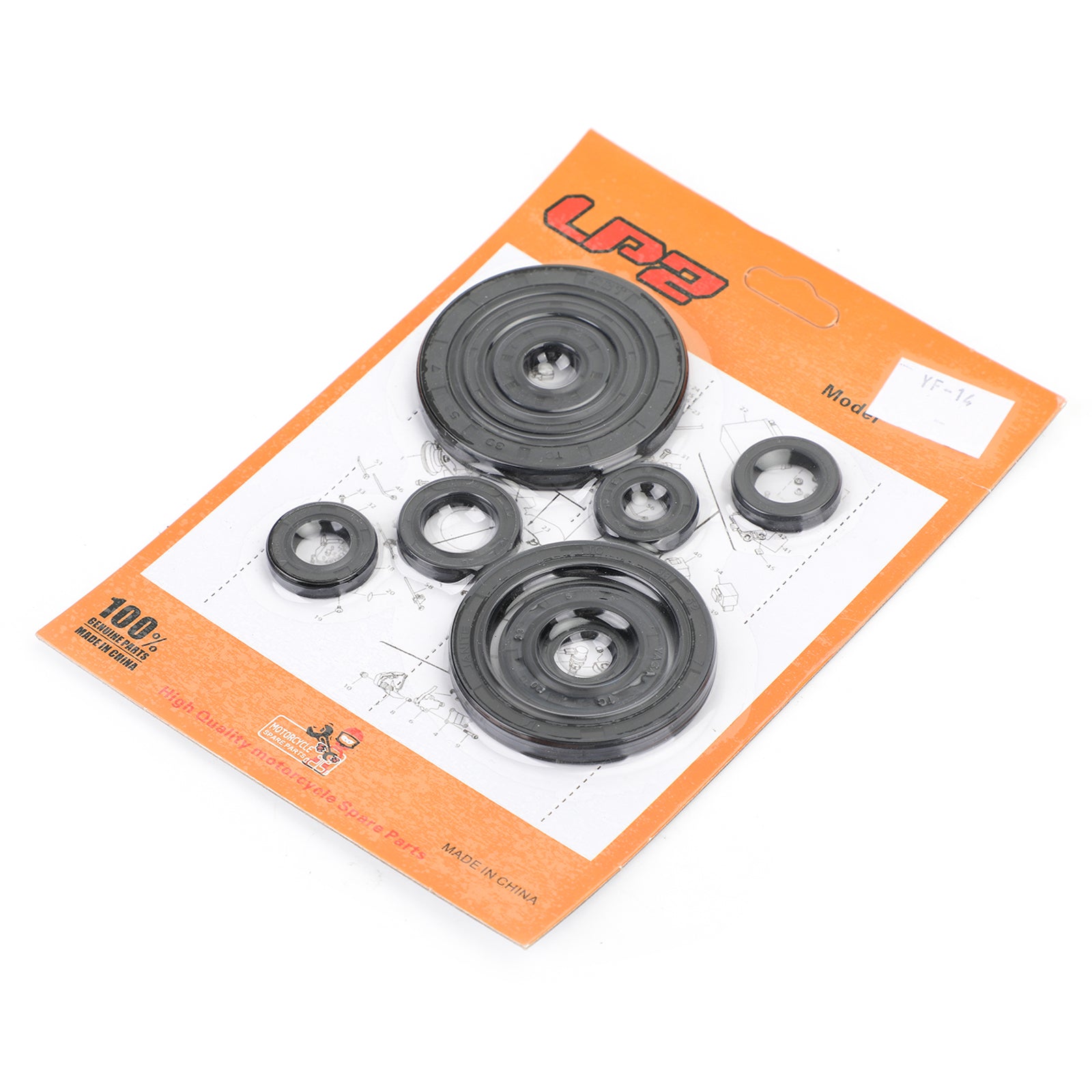10-Piece Engine Oil Seal Kit Set Compatible with Honda CRF250R (2004-2009) & CRF250X (2004-2017) - Replacement Seals for Motorcycle Engine Maintenance & Repair