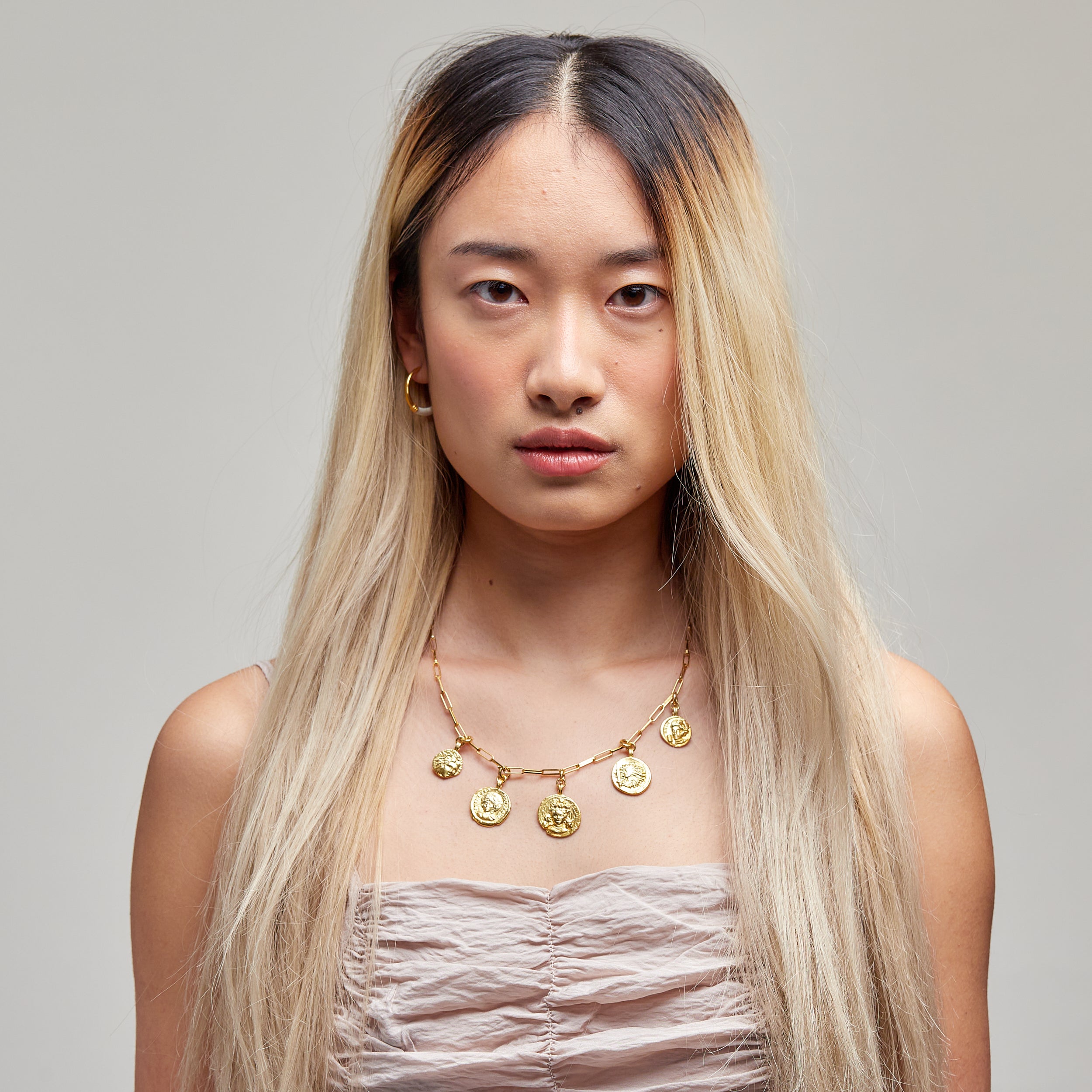 Jeanne Gold Charm Necklace - Elegant Warrior Jewelry for Women | Perfect for Gifts, Parties & Everyday Wear