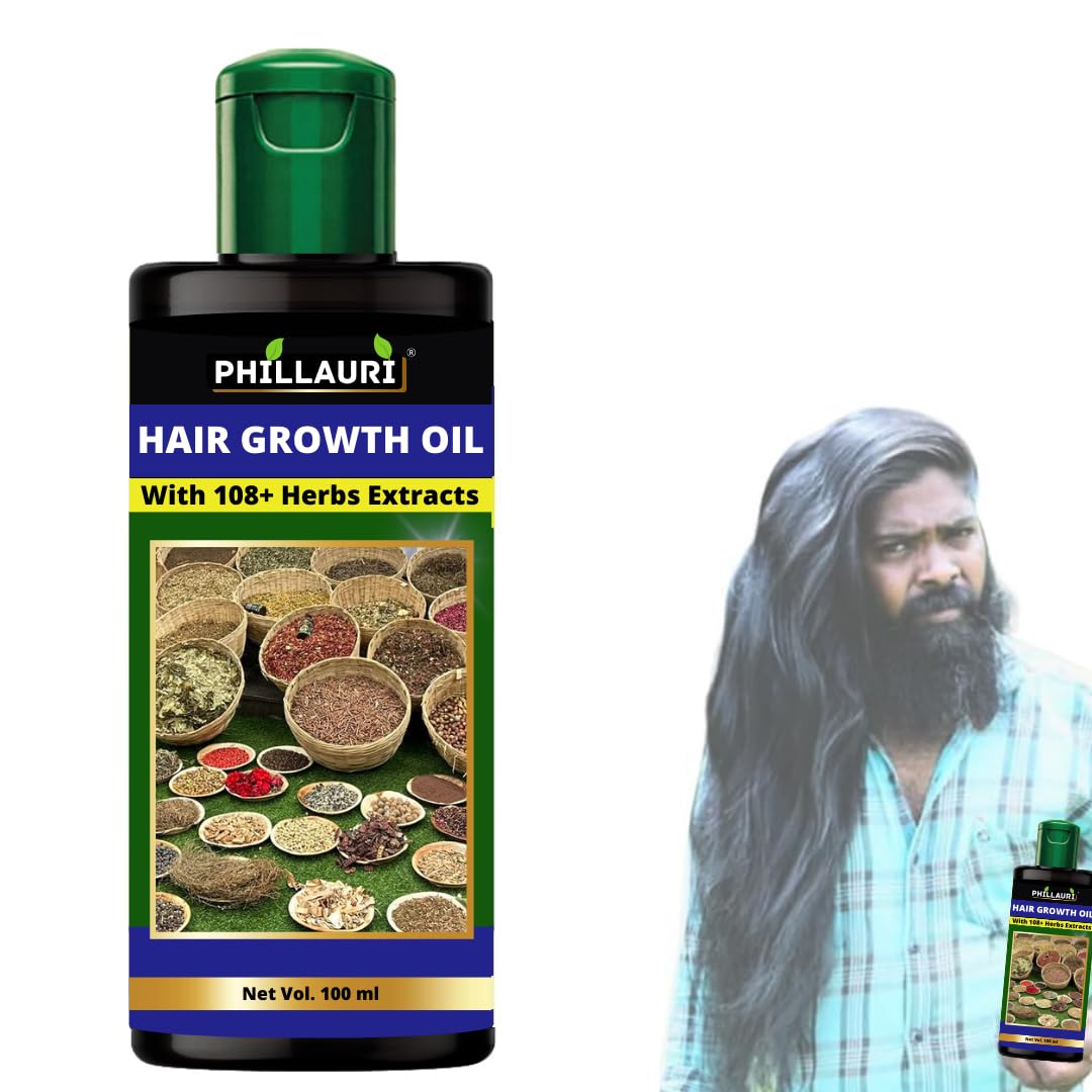 Organic Hair Growth Oil for Men & Women - 100ml | Herbal Infused Treatment for Thicker, Stronger Hair | Perfect for Daily Nourishment & Scalp Care