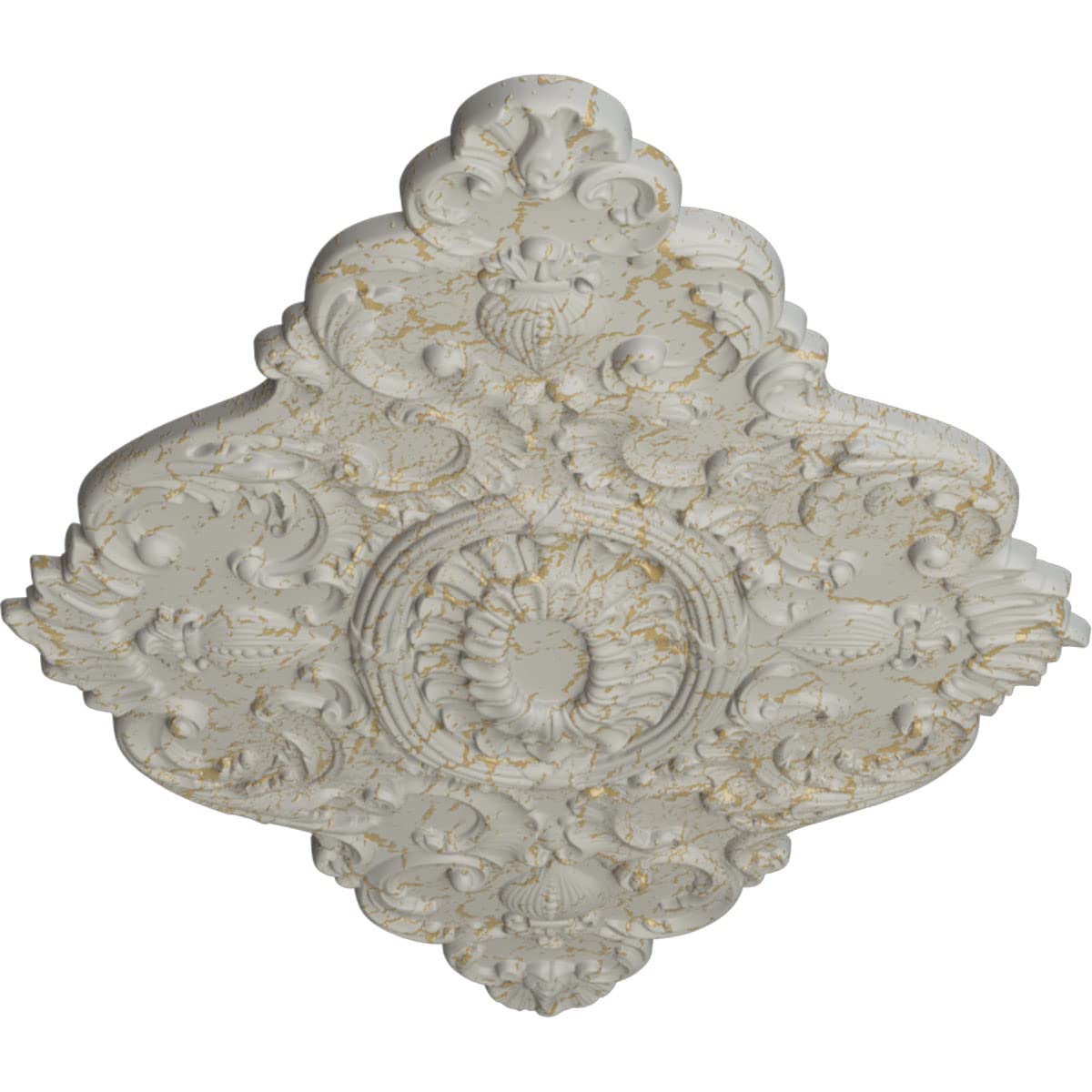 Ekena Millwork CM42X28ASPCC Ashford Ceiling Medallion - 42.75