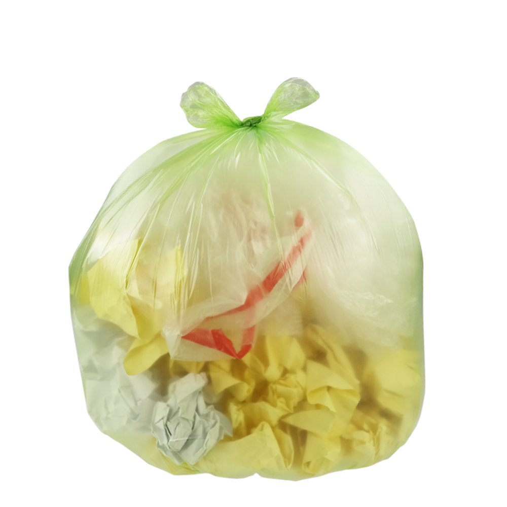 1.6 Gallon Trash Bags - 180 Count (9 Rolls) - Strong & Durable for Kitchen, Bathroom, Office & Car Waste Disposal