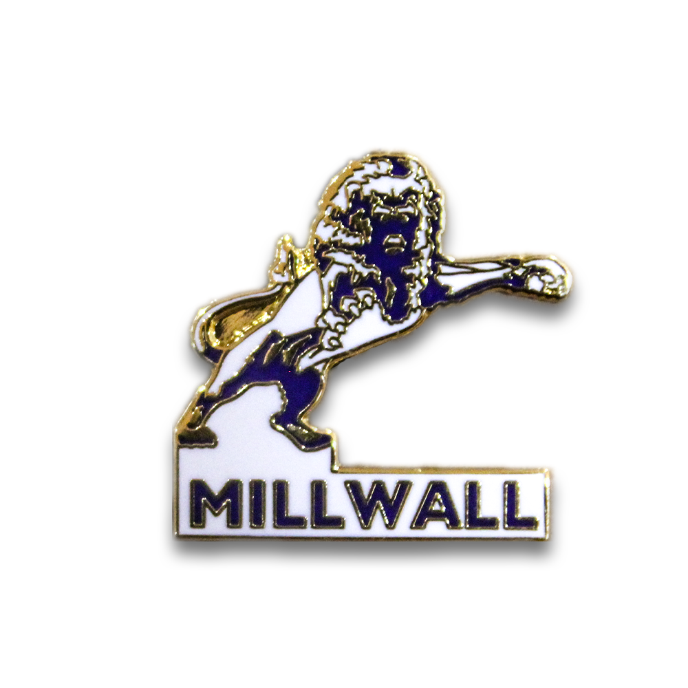 Millwall FC Lion Pin Badge - Official Football Club Enamel Lapel Pin - Perfect for Fans, Collectors & Match Day Outfits