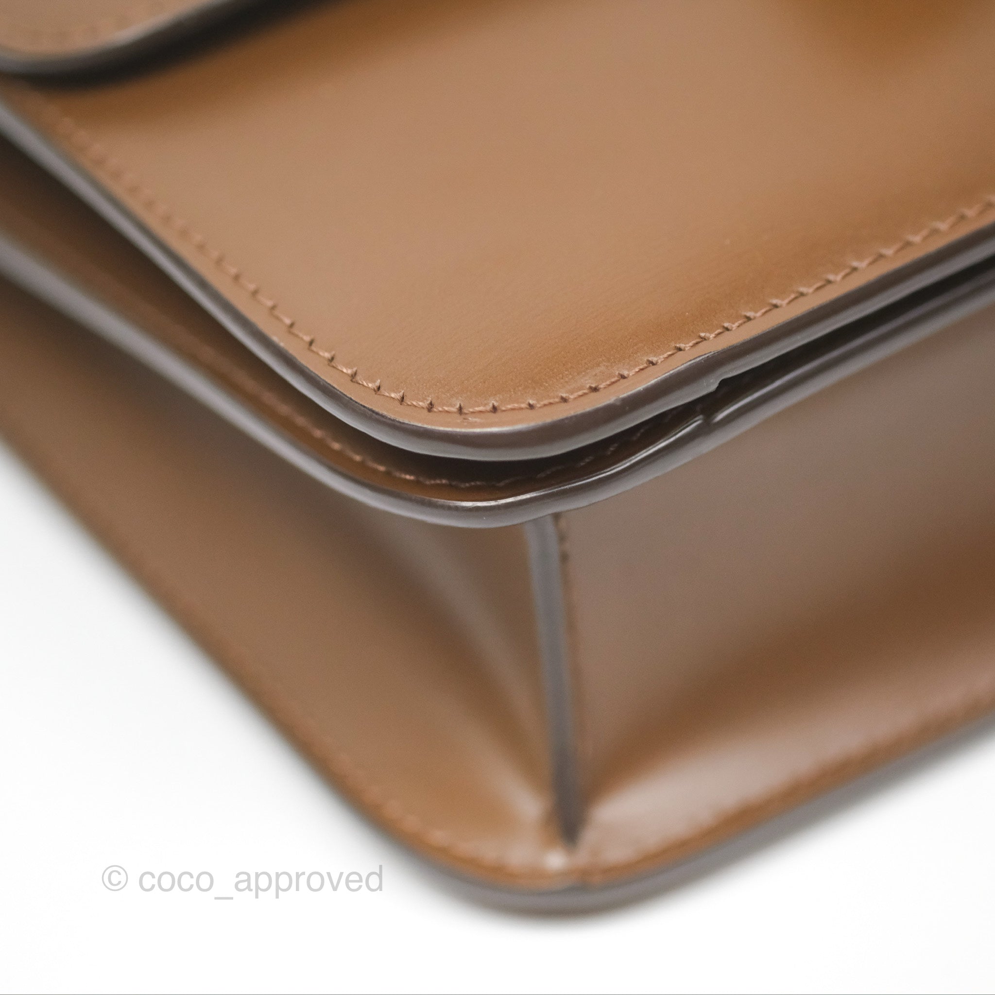 Celine Teen Classic Box Bag in Caramel Box Calfskin Leather - Perfect for Work, Travel & Everyday Luxury