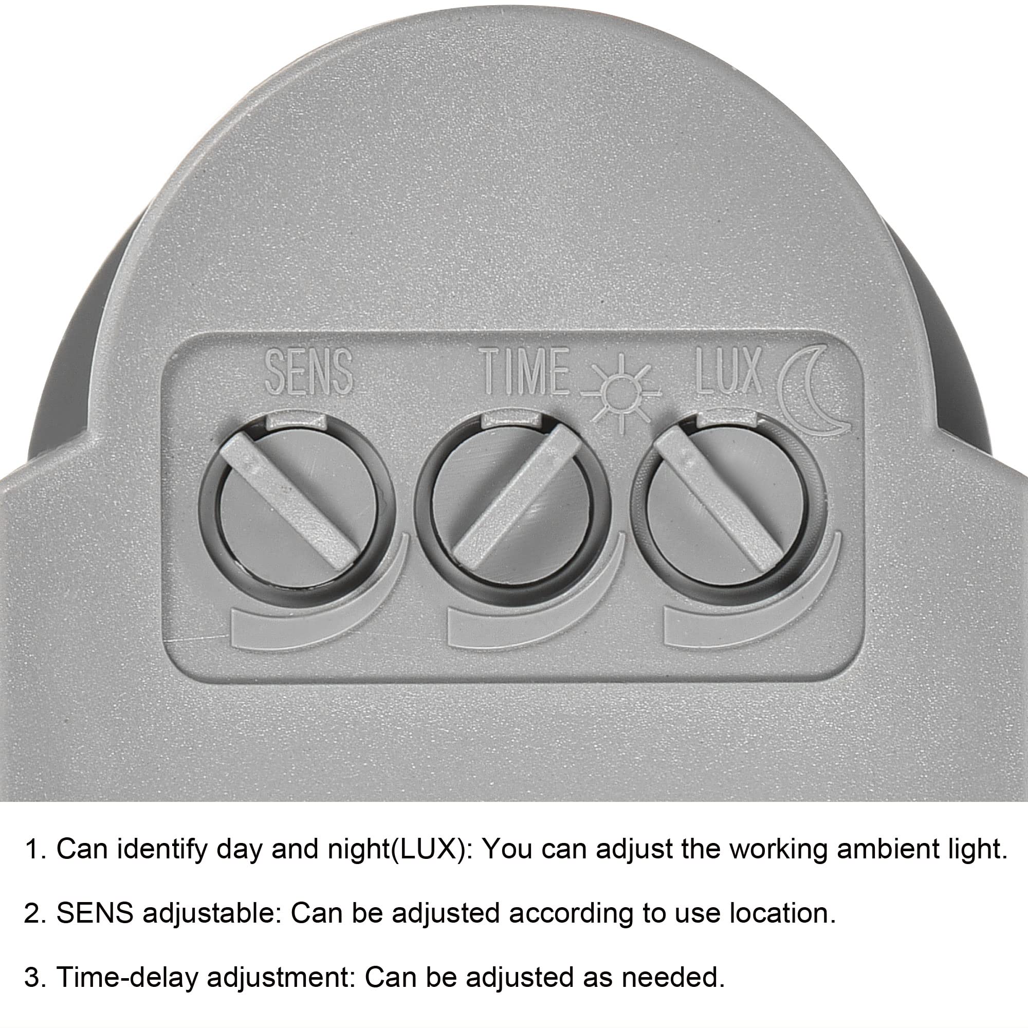 Meccanity Motion Sensor Switch AC110-240V, Infrared PIR Detector Wall Mount for Floor Light - Automatic Lighting Control for Hallways, Staircases & Outdoor Areas