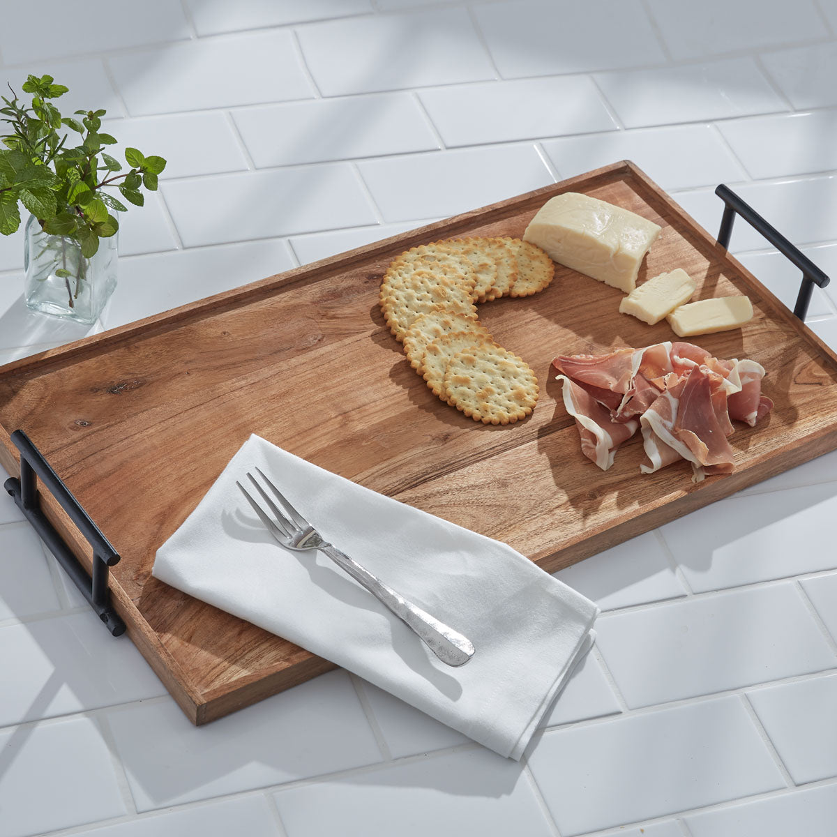 Premium Bamboo Charcuterie Board Set - Large Wooden Cheese & Charcuterie Tray with Knives - Perfect for Entertaining, Wine & Cheese Parties, Charcuterie Platters, Gifts & Home Decor