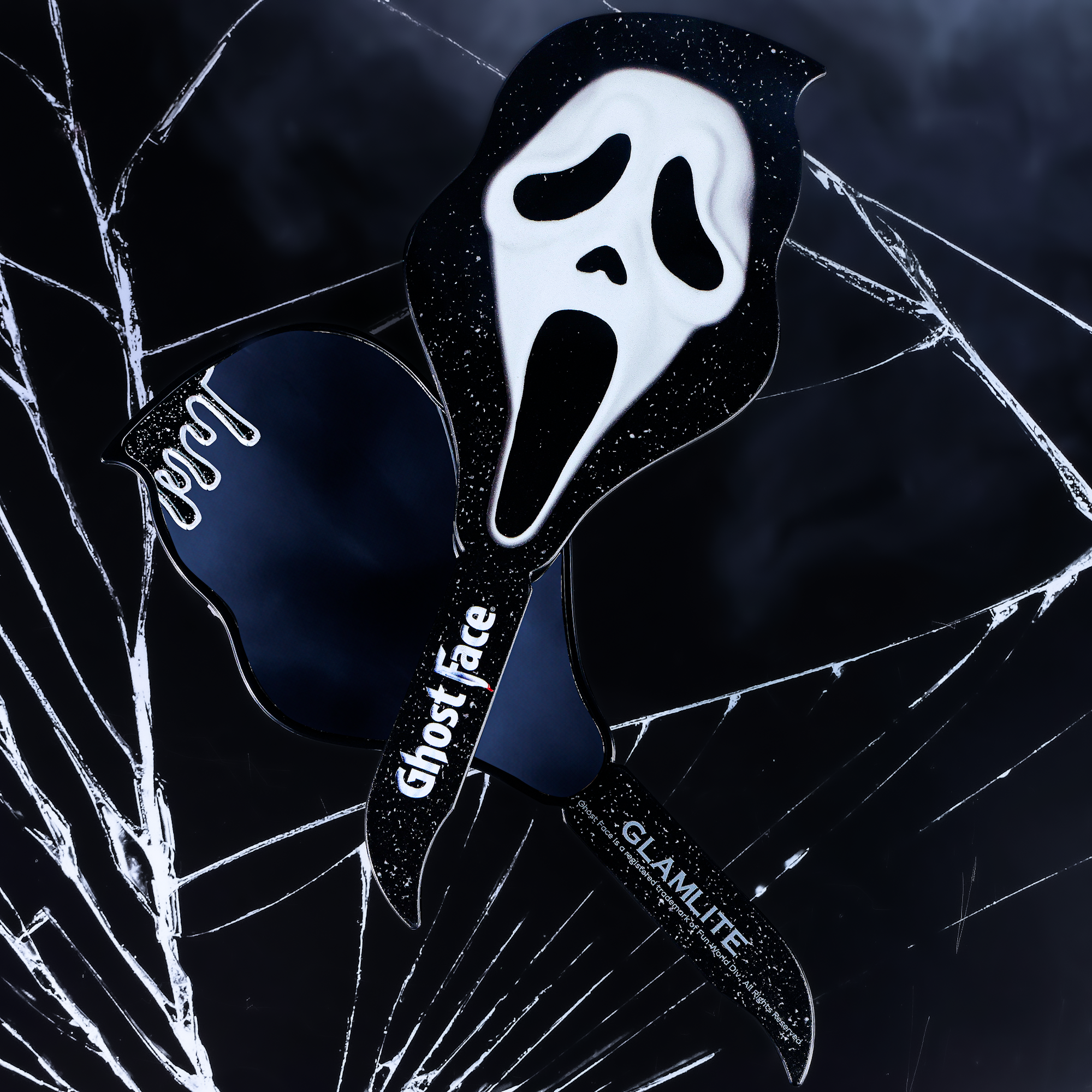 Ghost Face™ Mirror - Halloween Horror Decor, Scary Movie Prop, Cosplay Accessory for Parties & Home Haunt