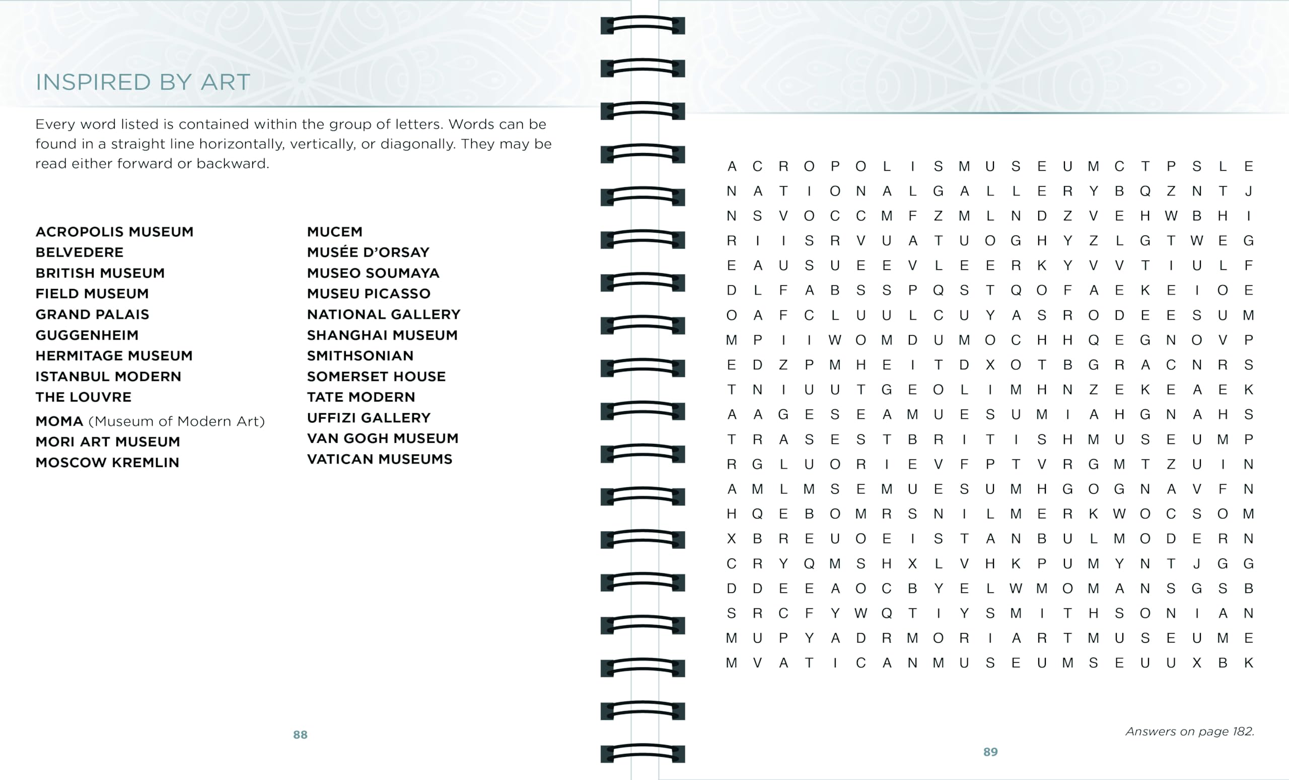Brain Games - Relax and Solve: Word Search Puzzle Book for Adults (Teal) | Stress Relief, Travel Entertainment & Cognitive Exercise