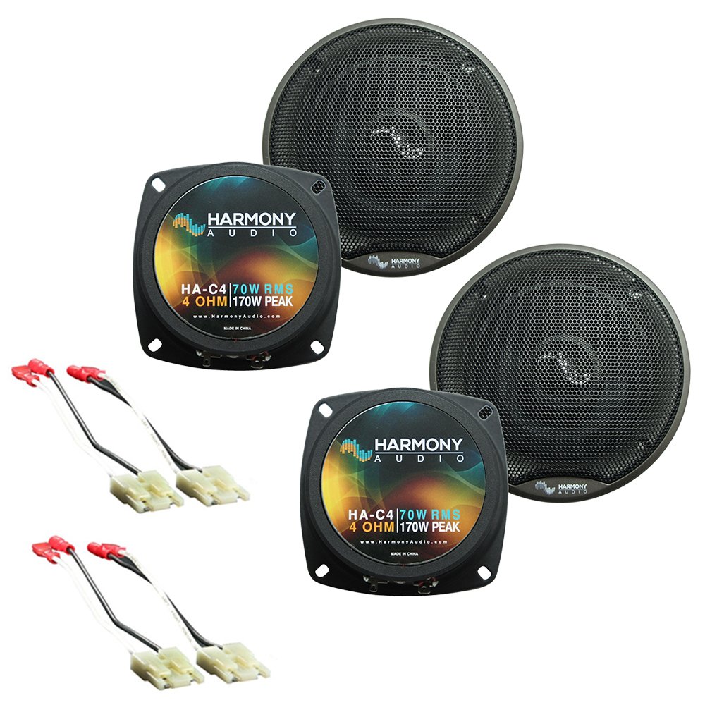Harmony Audio C4 Premium Speaker Replacement Kit for Chevy Corvette 1984-1989 | Factory Direct Fit, High-Quality Sound Upgrade | Perfect for Car Audio System Replacement & Road Trip Music Enhancement