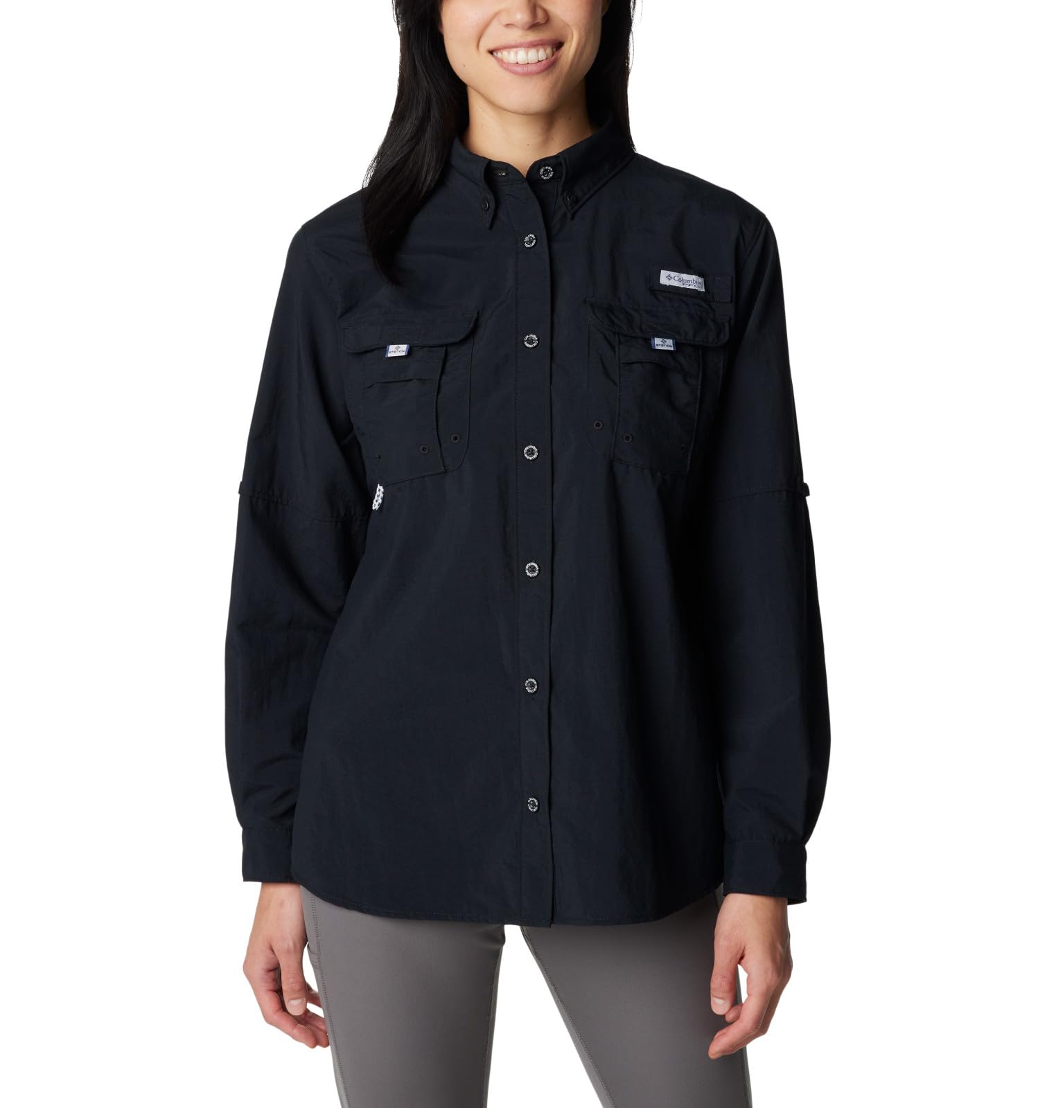 Columbia Women's Bahama Long Sleeve Shirt - UPF 50 Sun Protection, Lightweight & Breathable for Hiking, Camping & Outdoor Adventures