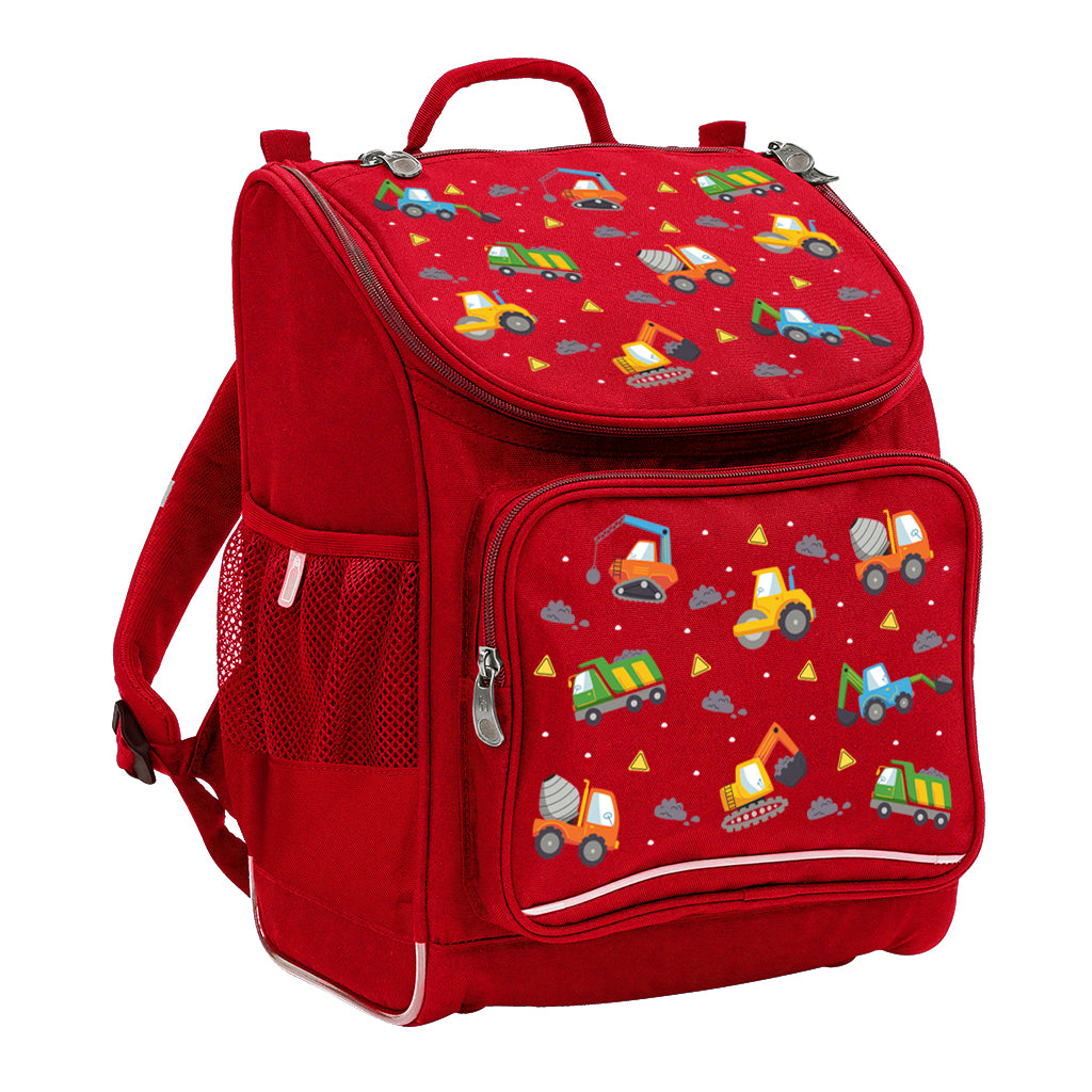 Jumbo Trucks Junior Mighty Backpack for Kids - Durable School Backpack with Spacious Compartments - Perfect for School, Travel & Outdoor Adventures