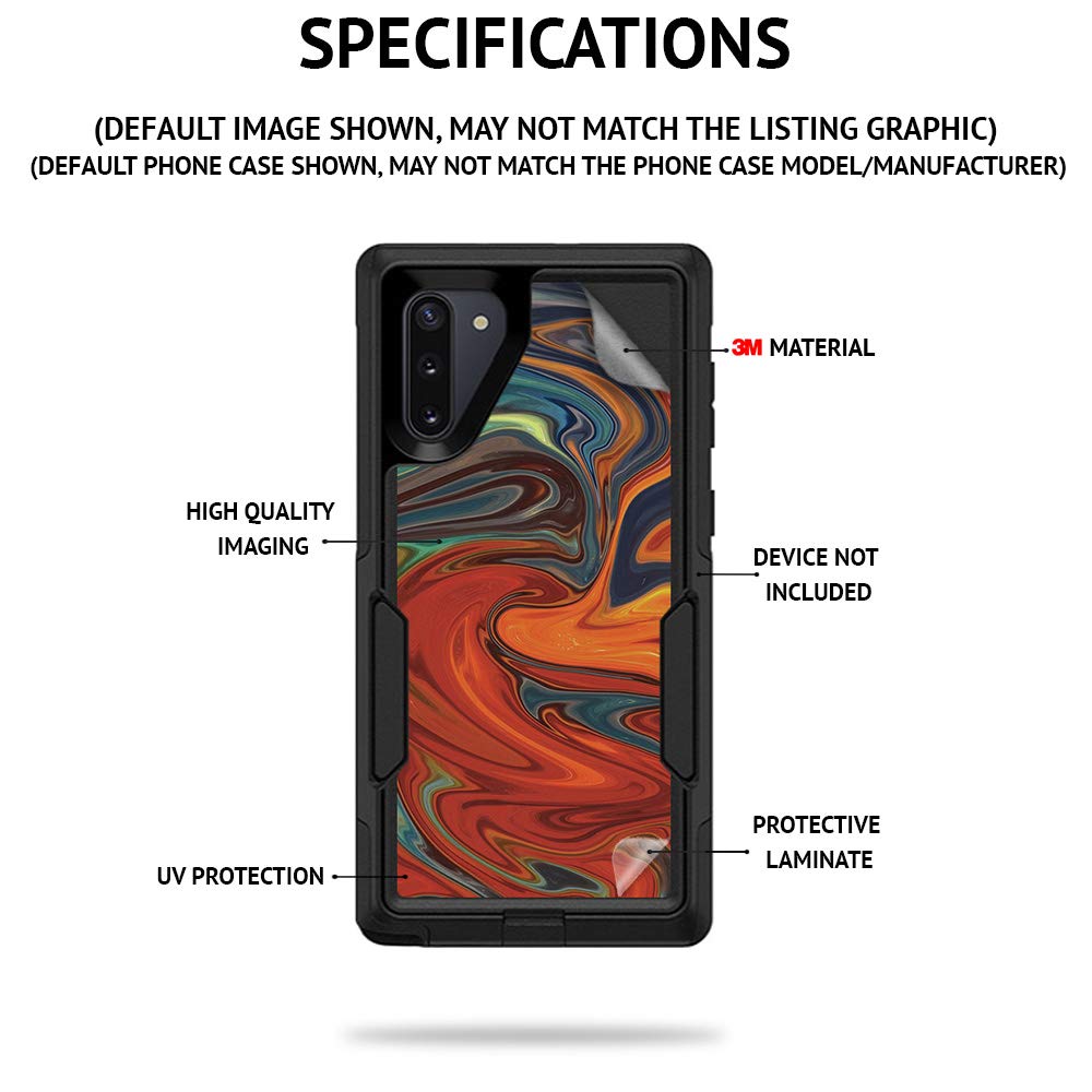 MightySkins Vinyl Skin Wrap for OtterBox Commuter iPhone 11 - Bio Skull Design | Protective Durable Decal Cover | Easy to Apply & Remove | Made in USA | Perfect for Personalization & Style Protection