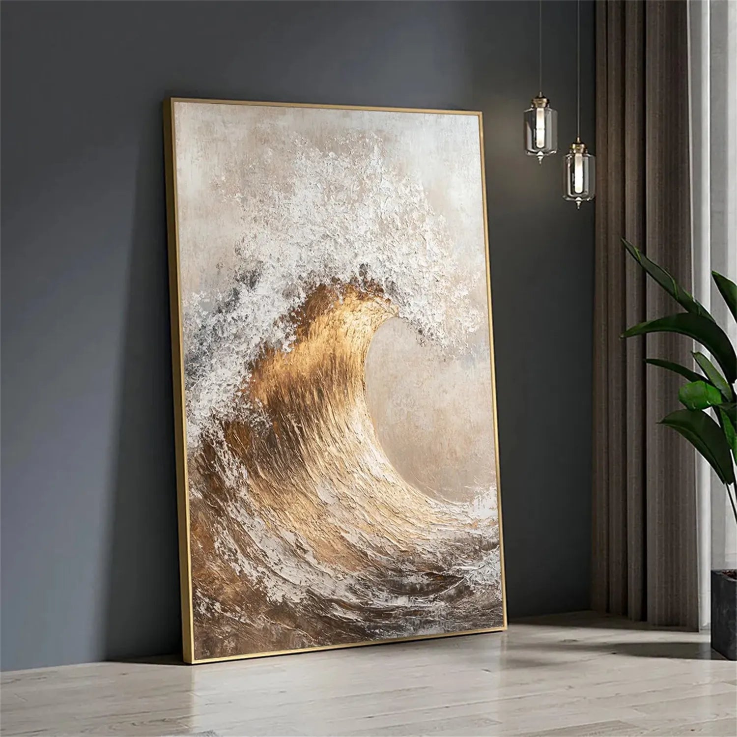 Ocean and Sky Painting #OS 219 - Stunning Coastal Wall Art for Beach House Decor, Living Room & Office
