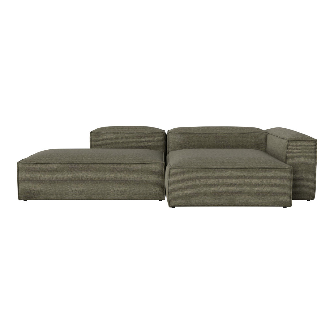 Cosima 2 Seater Sofa with Open End & Chaise - Modern Living Room Furniture for Small Spaces | Perfect for Apartments, Condos and Cozy Home Decor