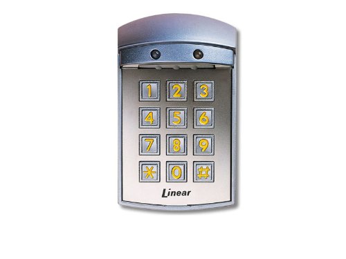 Linear Corporation Remote Wired Interior KEYPAD - A3W_LN-AMKPI | Home & Office Security System Control Panel | Perfect for Smart Home Automation & Access Control