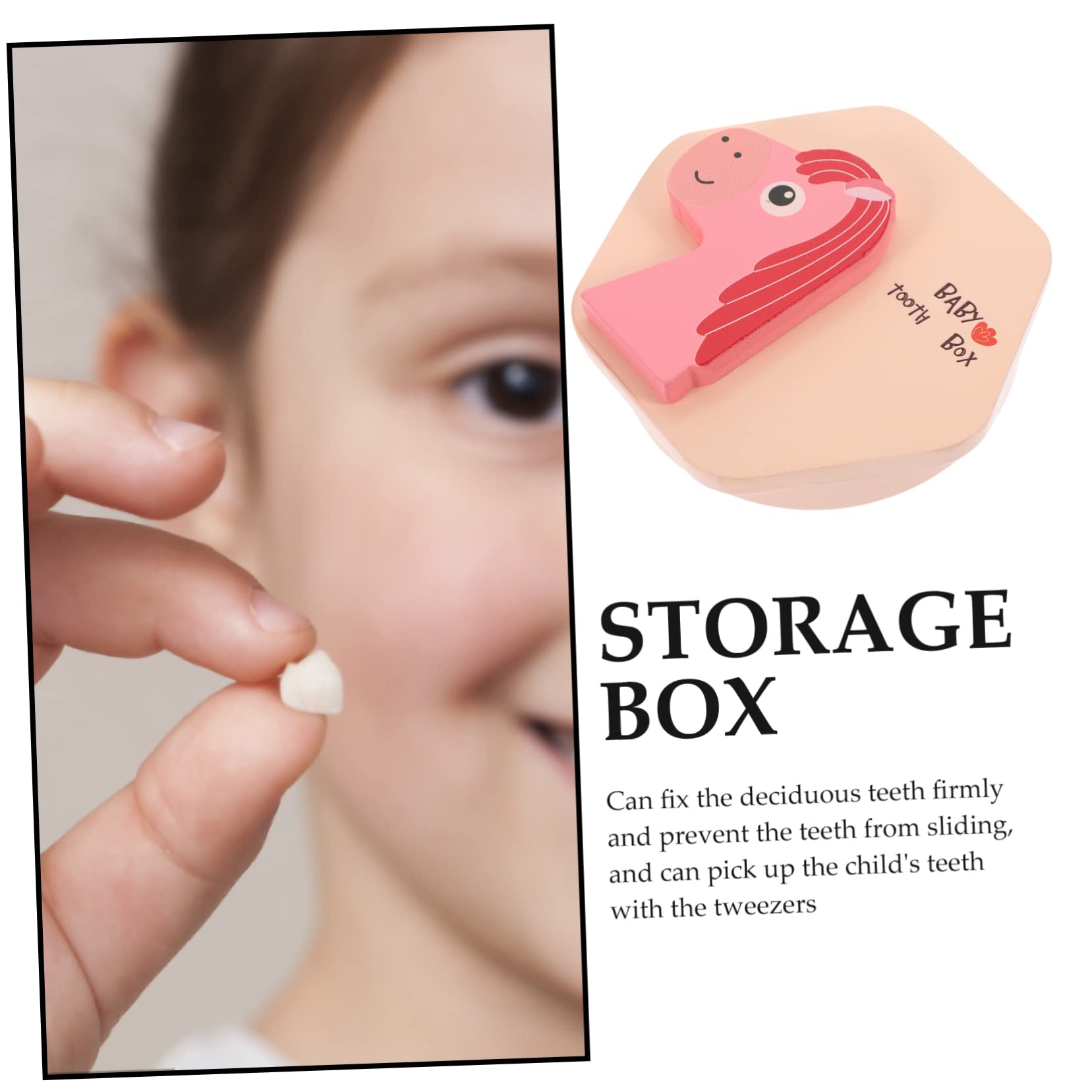 Catiebye Baby Tooth Keepsake Box for Boys & Girls - First Tooth Holder & Memory Storage - Perfect for Baby's First Tooth, Milestone Keepsake & Nursery Decor