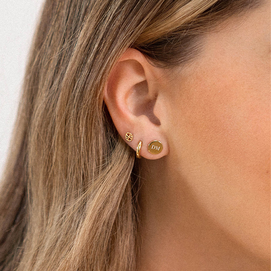 Personalized Initial Stud Earrings for Women - Custom Monogram Jewelry Gift for Her - Perfect for Everyday Wear, Birthdays & Special Occasions