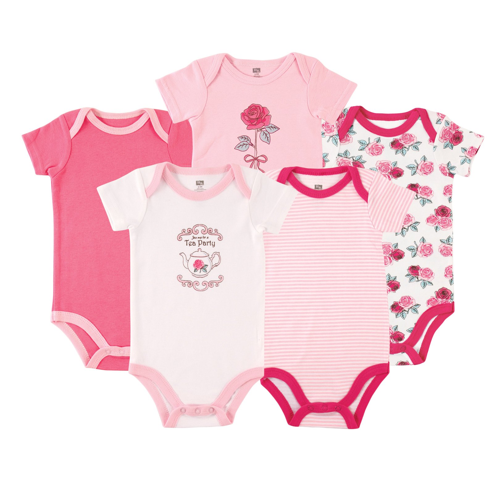 Hudson Baby Cotton Bodysuits for Boys & Girls - Soft & Comfortable for Everyday Wear