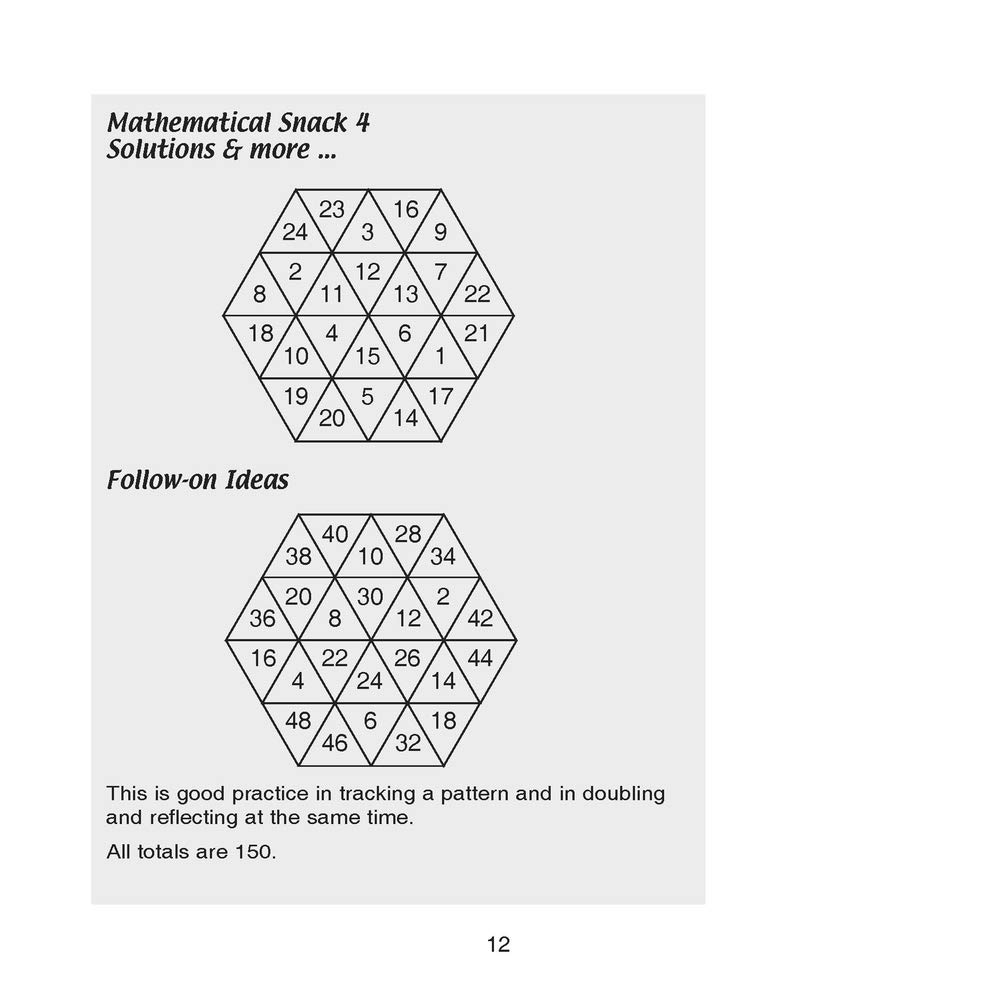 Mathematical Snacks: Fun Puzzle Books for Adults - Brain Teasers & Logic Games for Commuting, Travel & Leisure Time