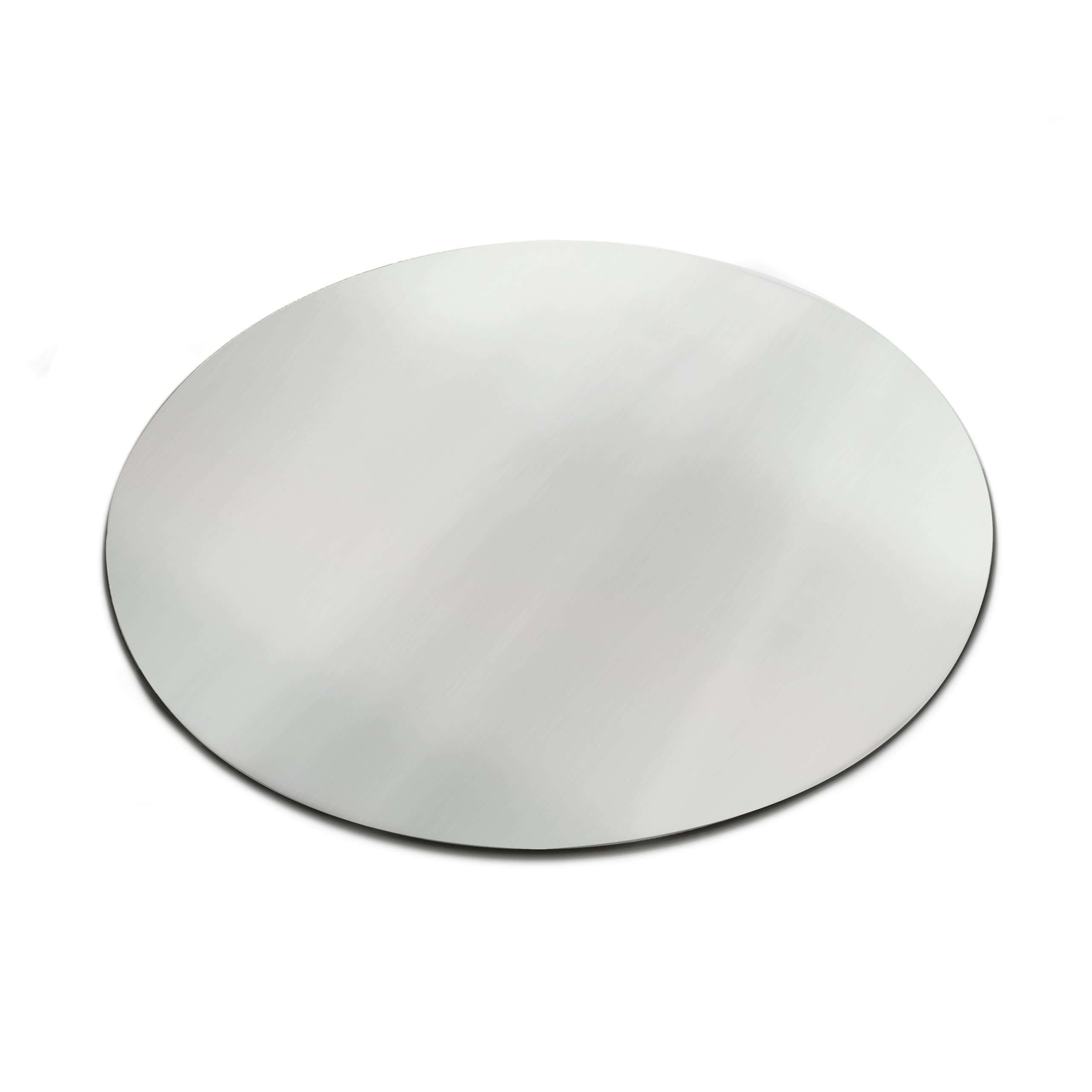 28 Inch Round Silver Acrylic Mirror Sheet - Shatterproof, Anti-Scratch, 1/8