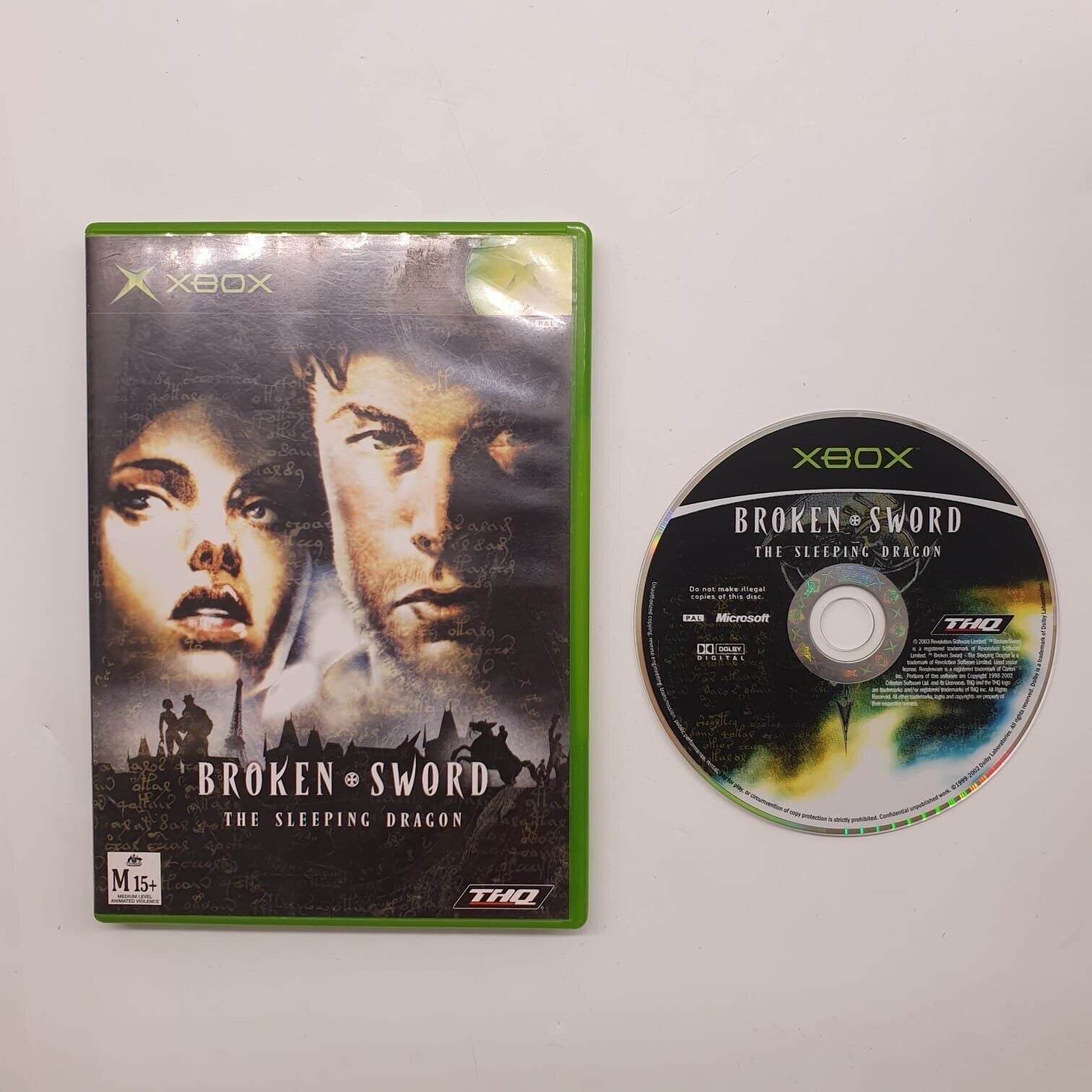 Broken Sword: The Sleeping Dragon - Original Xbox Game (PAL Version) | Adventure Puzzle Game for Xbox | Perfect for Classic Gaming Enthusiasts & Collectors
