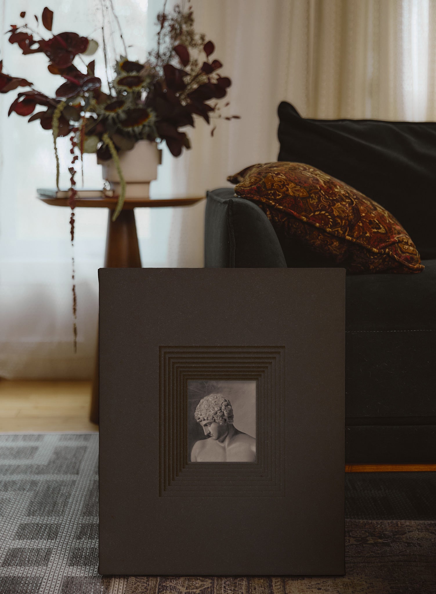 Looking Askance Art Print - Modern Canvas Wall Decor for Living Room, Bedroom & Office - Unique Home Decor Gift Idea