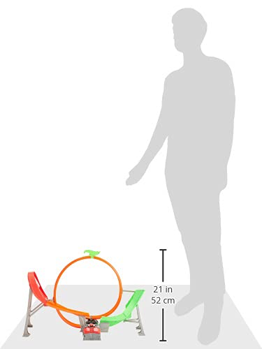 Hot Wheels Power Shift Raceway FCF18 - High-Speed Electric Toy Car Track Set for Kids - Perfect for Indoor Racing, Birthday Gifts & Family Game Nights