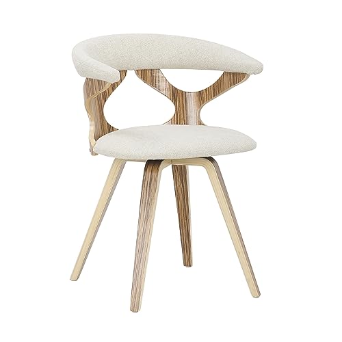 Zebra Wood, Cream Fabric