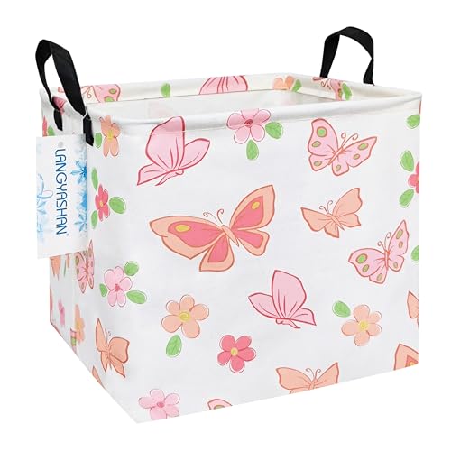 Square Pink Butterfly