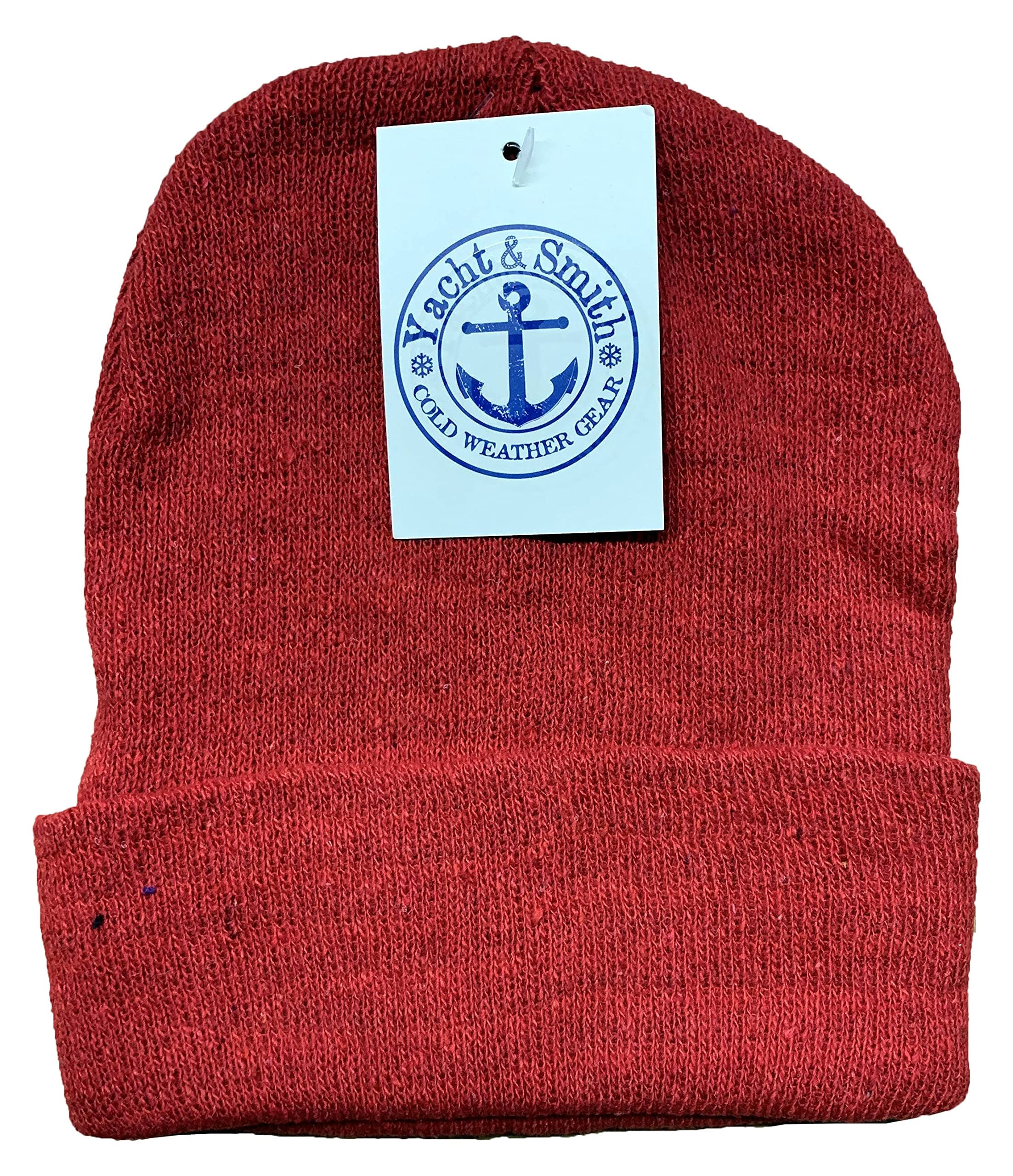 Yacht & Smith Bulk Winter Beanie Hats for Men & Women - Warm Knit Skull Caps for Cold Weather - Perfect for Outdoor Activities, Homeless Donations & Shelter Gifts