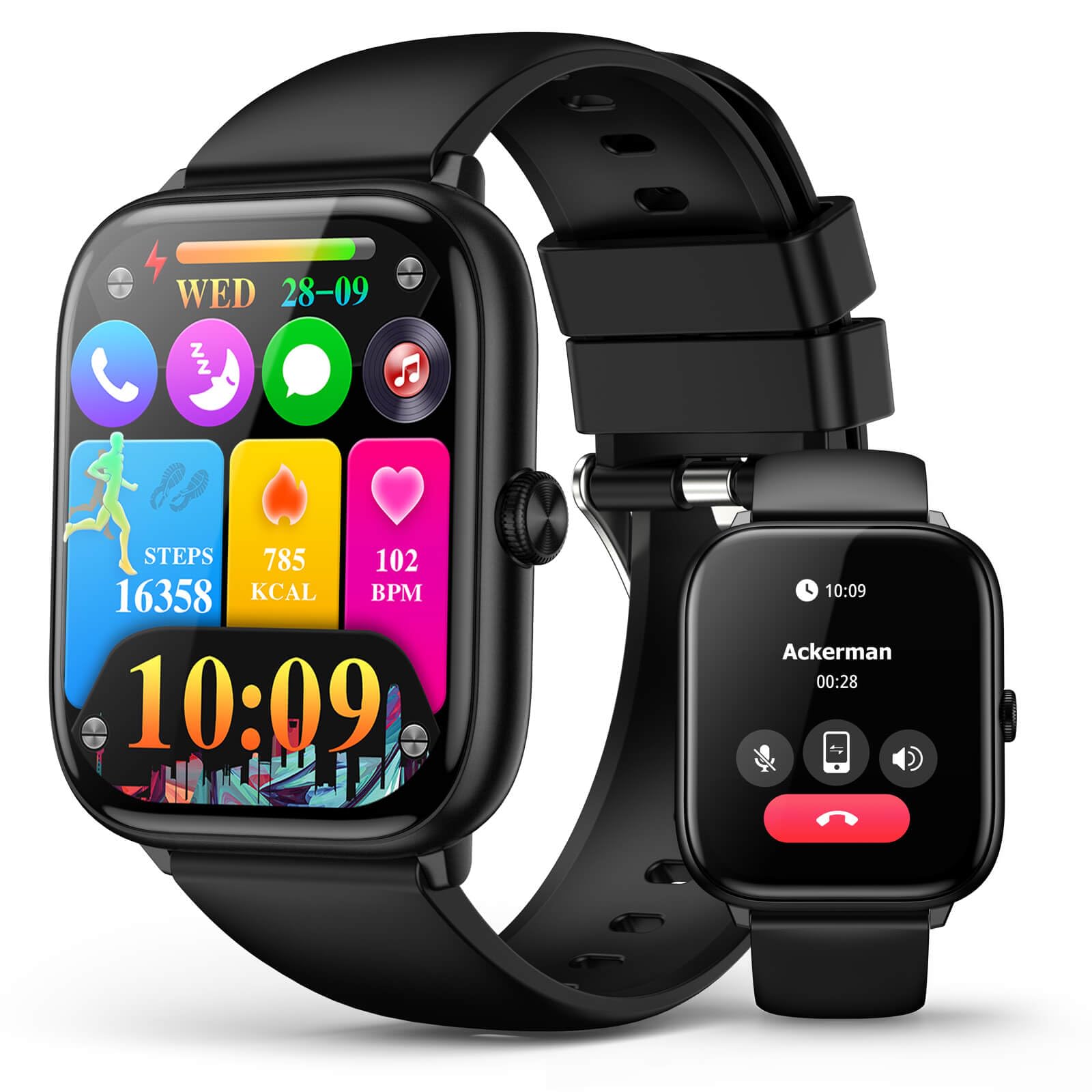 EarlySincere Smart Watch with Bluetooth Calling, 2.06