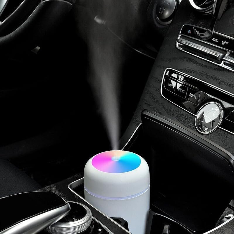 Ultrasonic Cool Mist Humidifier & Essential Oil Diffuser - Quiet Small Room Air Moisturizer for Home, Office, Nursery | Perfect for Dry Air Relief, Aromatherapy & Better Sleep