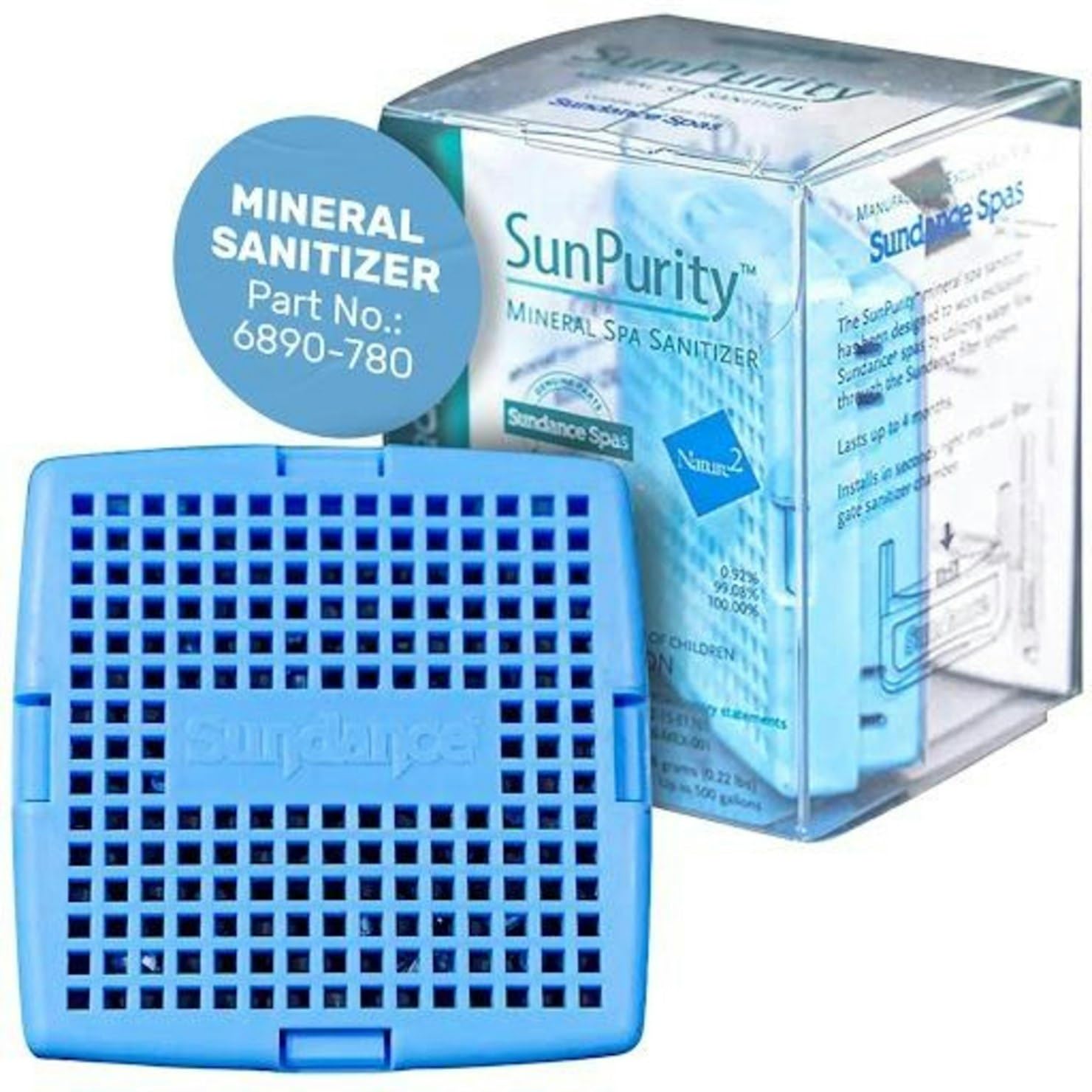 SunPurity Mineral Cartridge for Spa & Hot Tub Water Treatment - Natural Purification for Relaxing & Clean Soaking Experience
