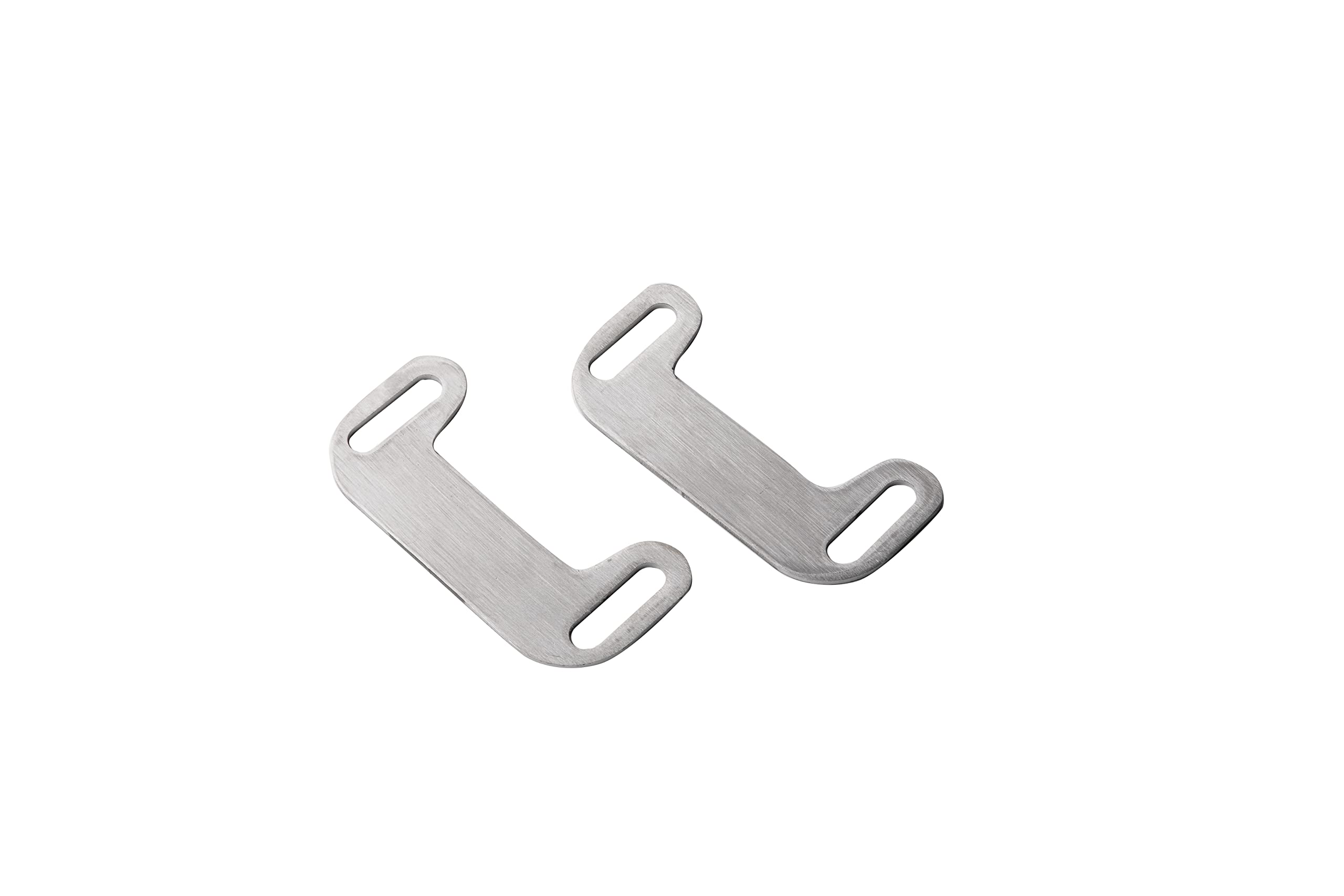 Harley Davidson Touring Stretched Bags Exhaust Adjustable Bracket Kit - 2PC Stainless Steel Motorcycle Exhaust Mounting Brackets for Centering with Extended Bags & Fender - Perfect for Long Rides & Custom Harley Builds