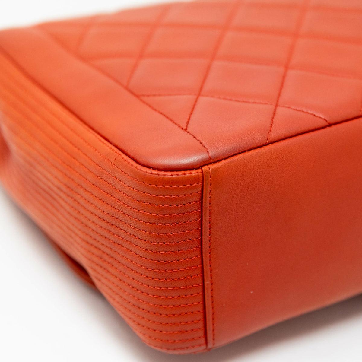 Chanel Red Large Coco Rider Flap Bag - Genuine Leather Designer Handbag for Women | Perfect for Parties, Date Nights & Luxury Fashion Accessories