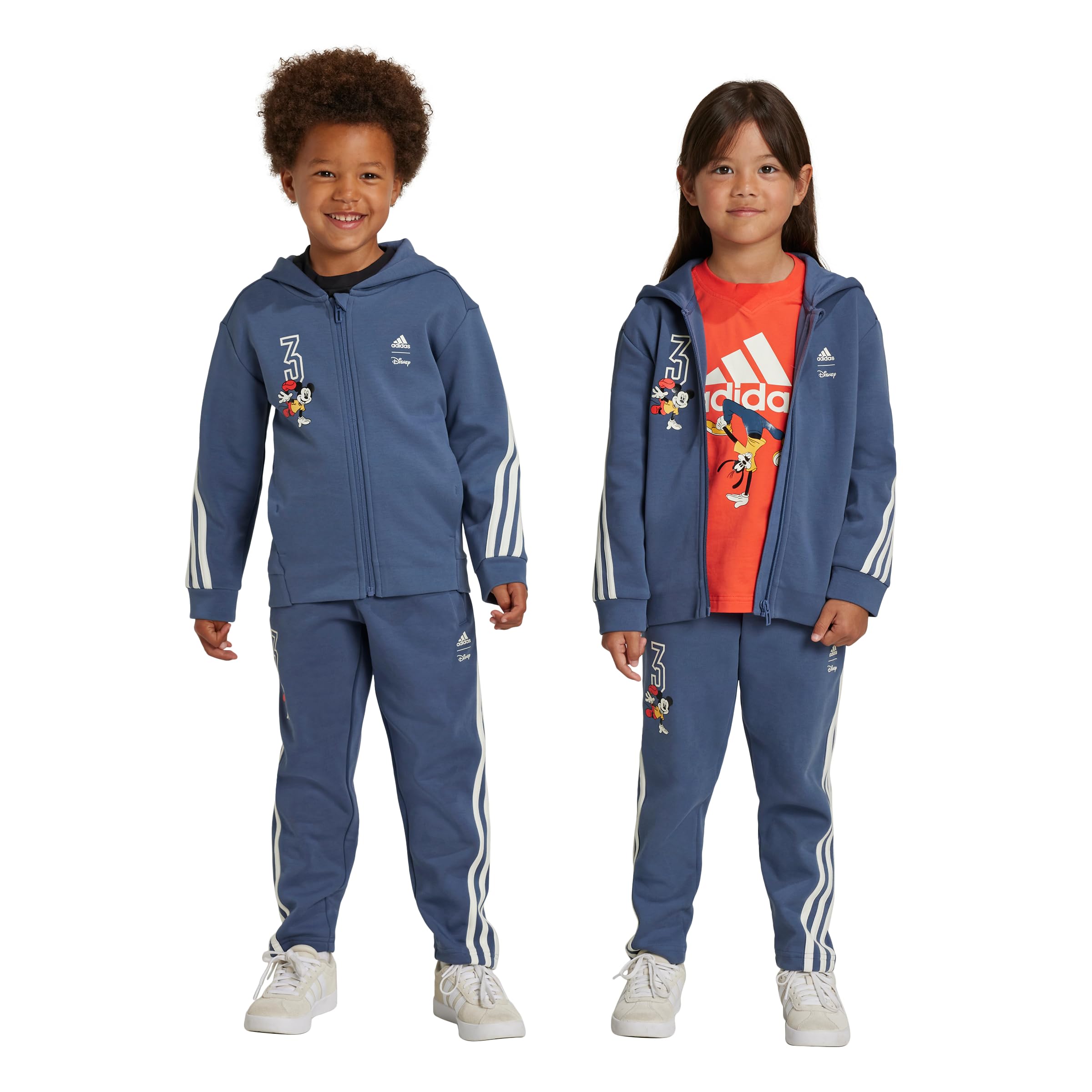 Adidas Boys' Disney Mickey Mouse Graphic Jogger Pants - Comfortable Athletic Sweatpants for Kids, Playtime & Casual Wear