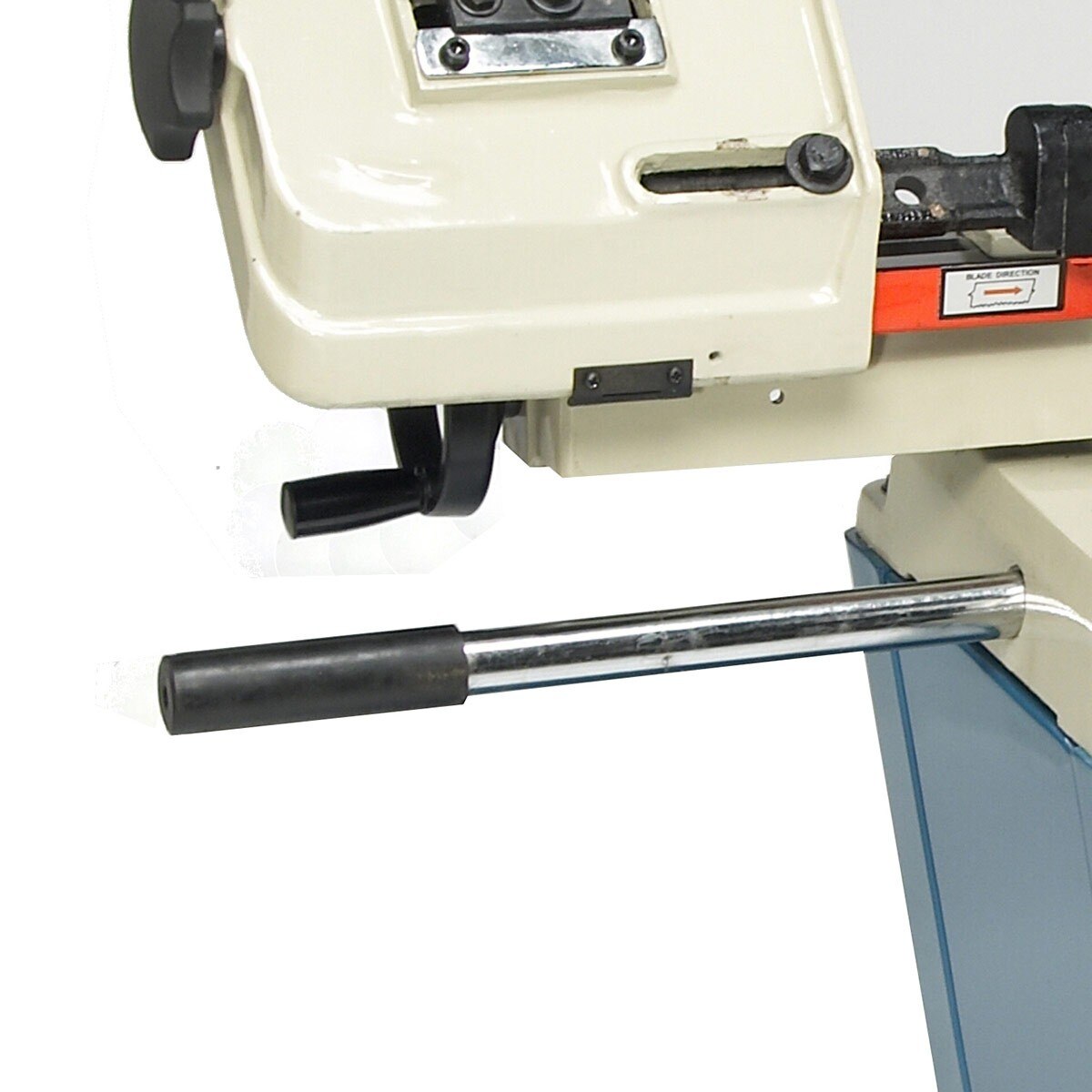 Baileigh Industrial BA9 1001095 Portable Metal Cutting Band Saw BS 128M - Heavy Duty Metalworking Tool for Workshop & Construction Sites