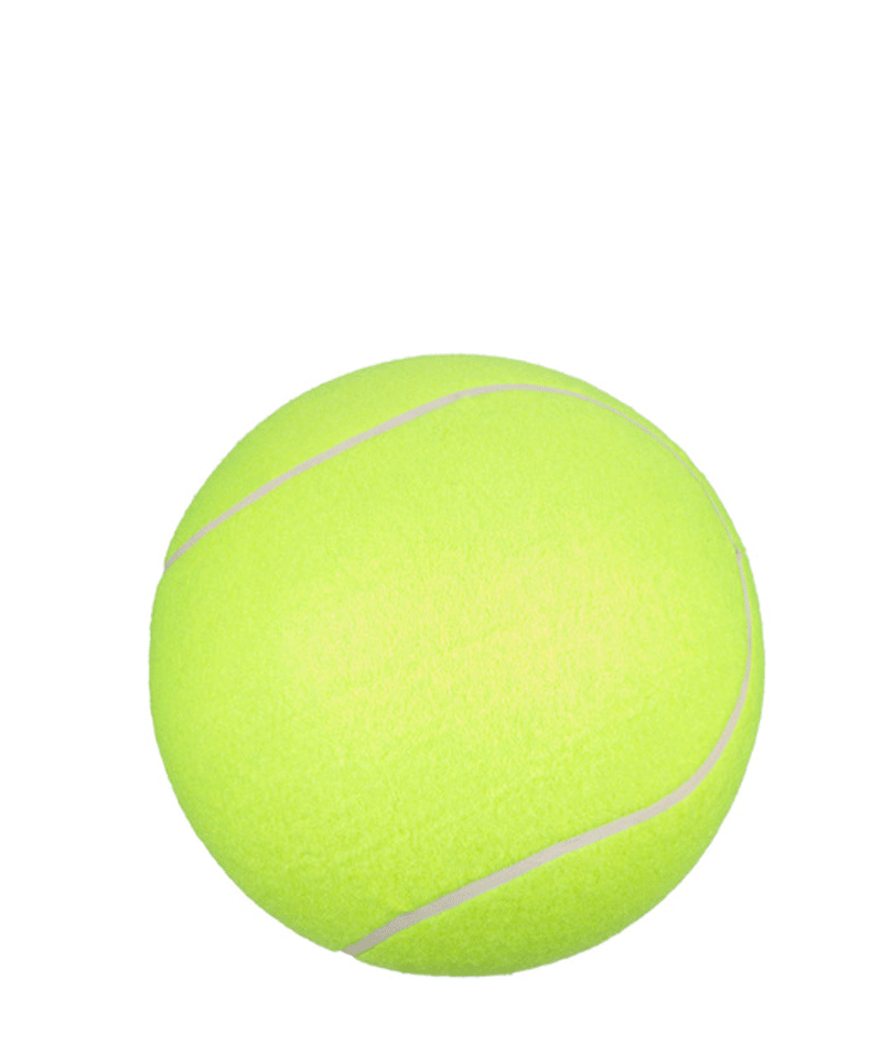 Jumbo Tennis Ball for Dogs - Extra Large 4 Inch Pet Training & Fetch Toy - Durable, High Visibility Yellow Ball for Outdoor Play, Exercise, and Dog Sports