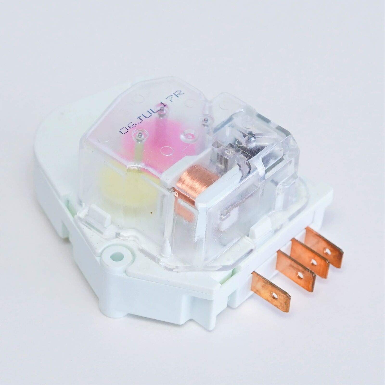 GP11 Refrigerator Defrost Timer - 8 Hours 21 Minutes Cycle, White Replacement Part for Efficient Appliance Maintenance | Ideal for Home Kitchen & Commercial Refrigeration Systems