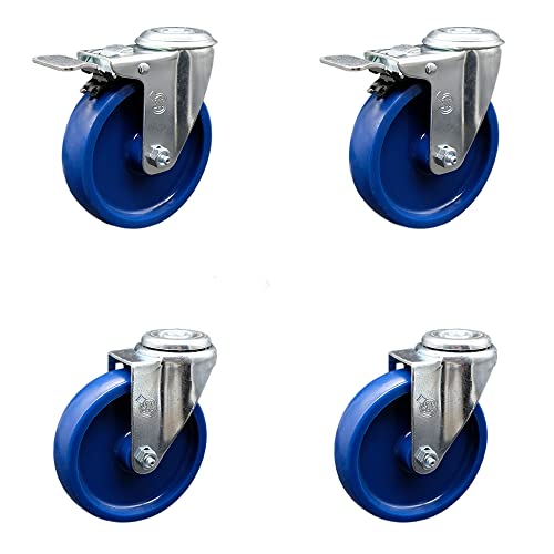 4 Swivel w/2 Total Lock Brakes