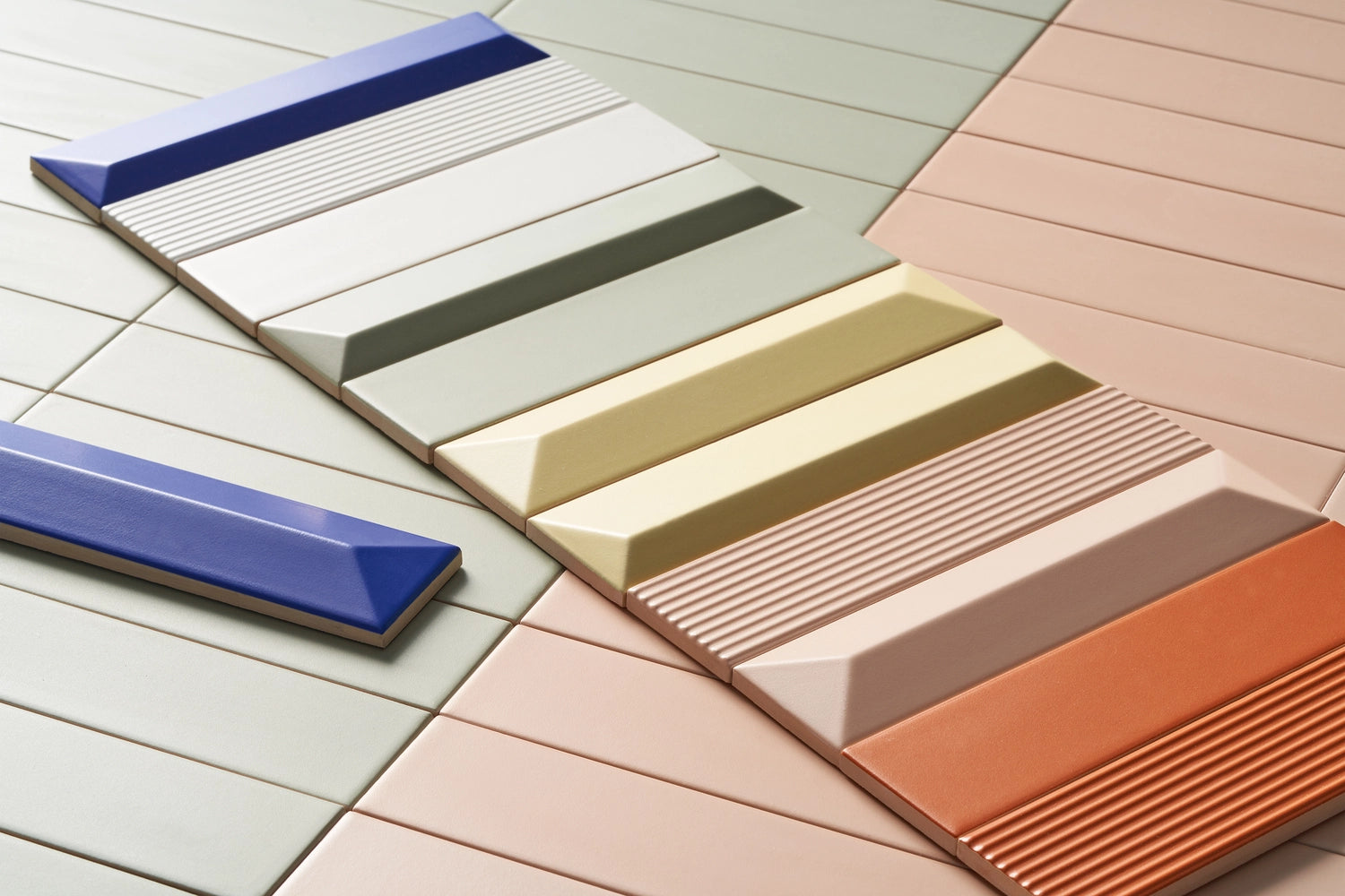 Rhythm Ceramic Wall Tile Series – Azure 2x8 Tiles Strata | Modern Bathroom & Kitchen Backsplash | Waterproof & Durable Ceramic Tiles for Home Renovation