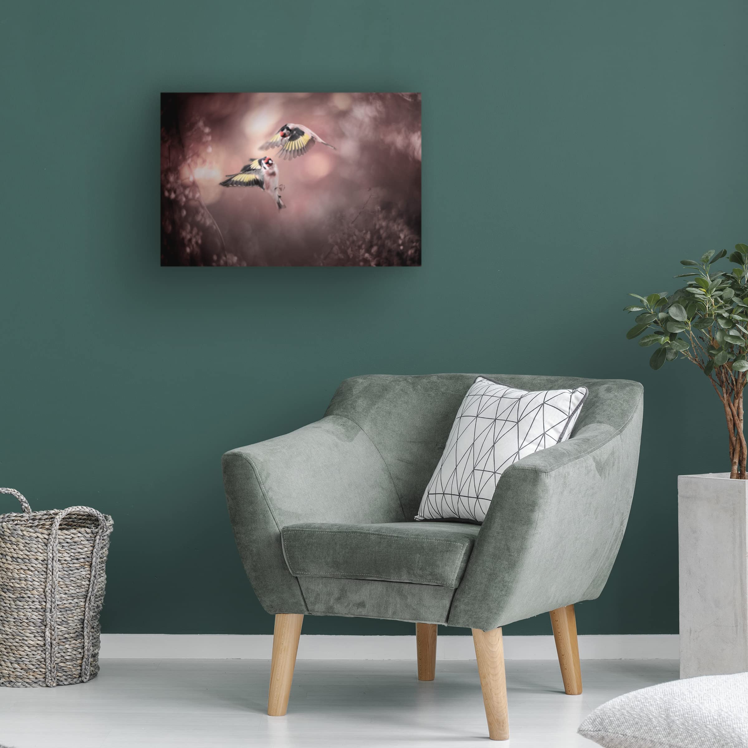 Trademark Fine Art 'Stiglitz' Canvas Wall Art by Doris Reindl - Modern Abstract Painting for Living Room & Office Decor