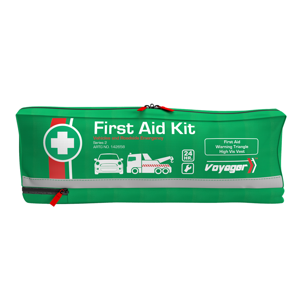Premium Custom 2 Series Softpack Roadside Emergency First Aid Kit - 17.3