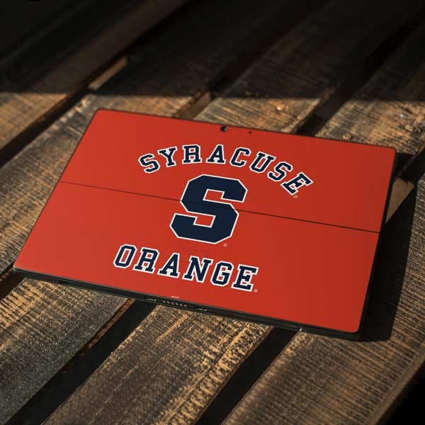 Skinit Officially Licensed Orange Syracuse Design Decal Skin for Microsoft Surface Pro 7 - Protective Vinyl Sticker for Laptop, Tablet & Device Protection | Perfect for Work, School & Travel