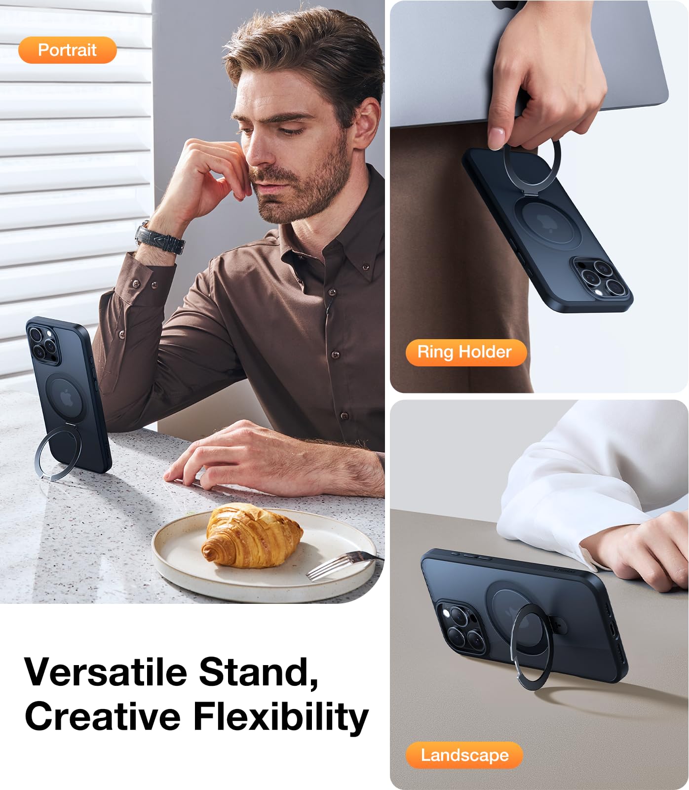 TORRAS Magnetic Case for iPhone 16 Pro 6.3